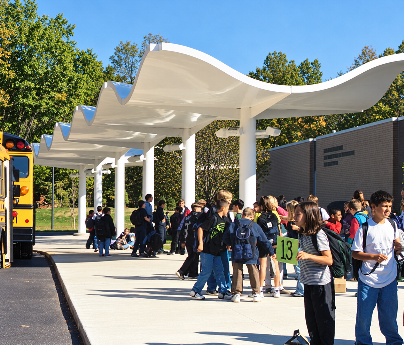White wave canopies at school loading area-1.png