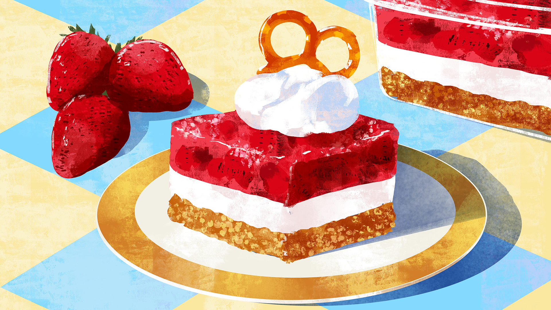 Delaware: Pretzel Salad