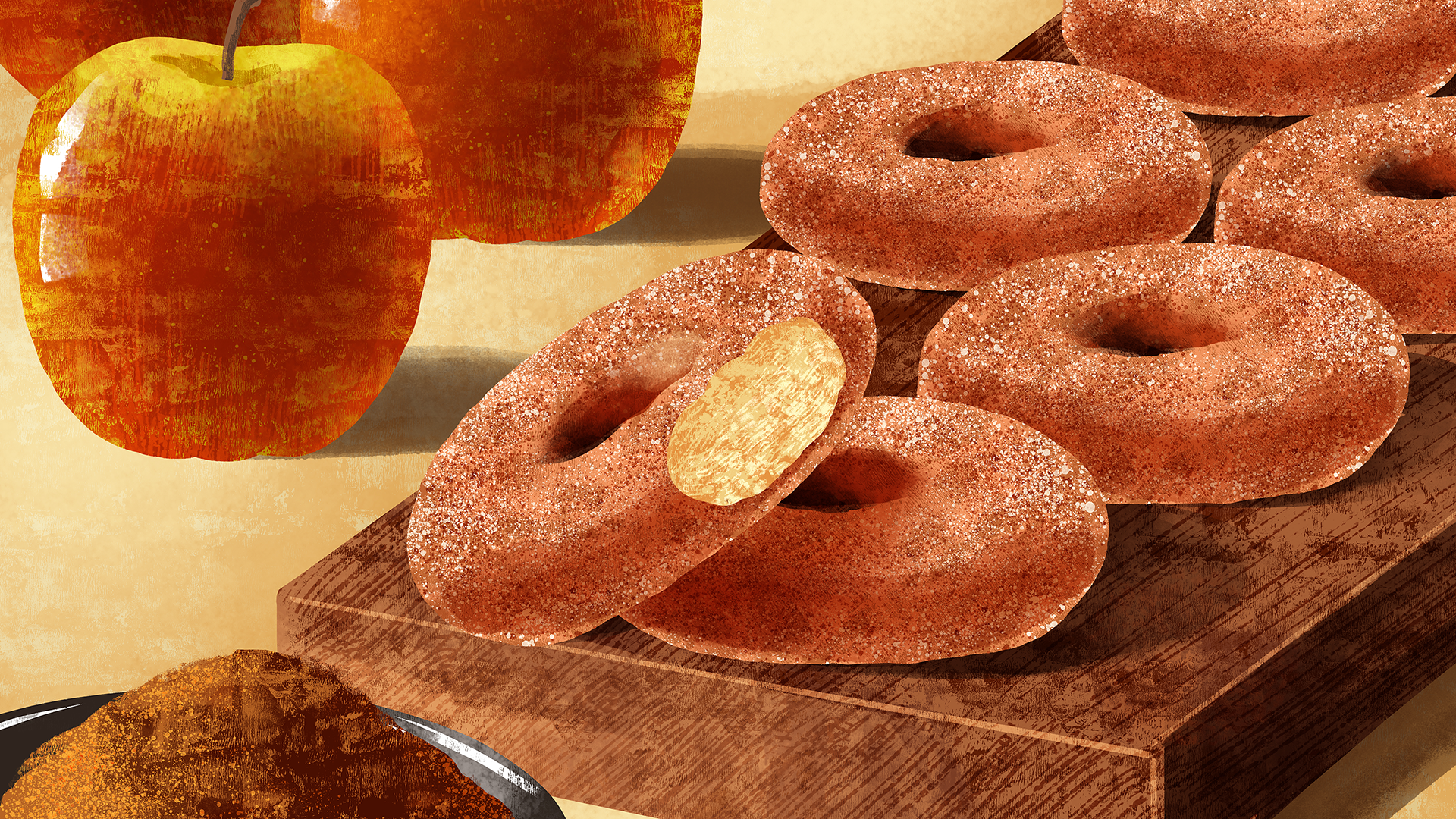 New Hampshire	: Apple Cider Donuts