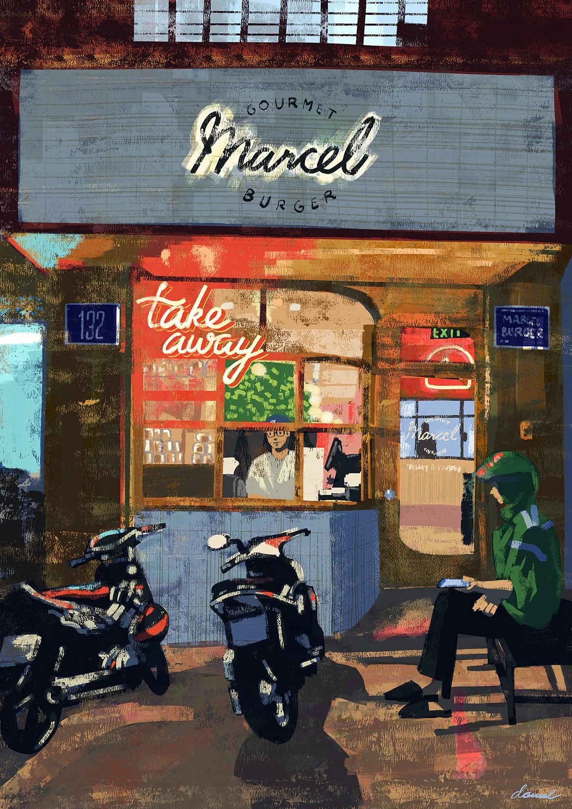 SGN033 Dinner at Marcel Gourmet Burger at 132 Calmette, Nguyễn Thái Bình, District 1