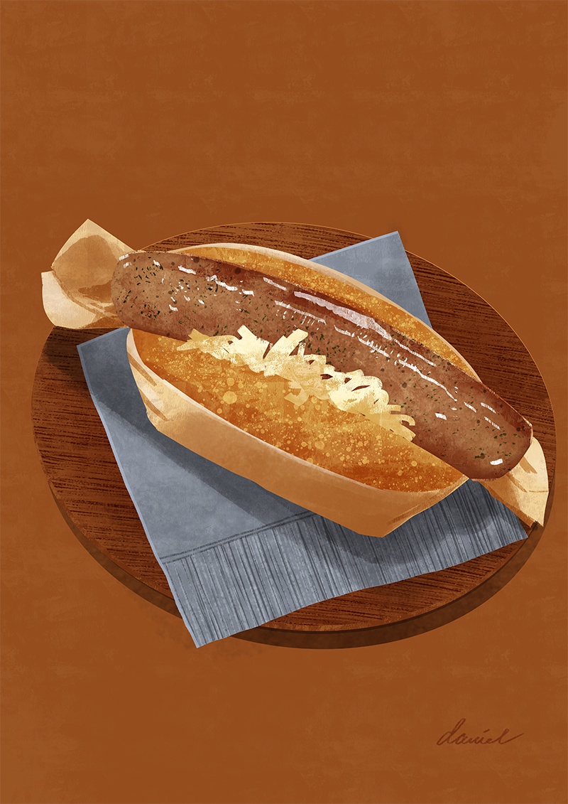 Paddler's Coffee Hotdog