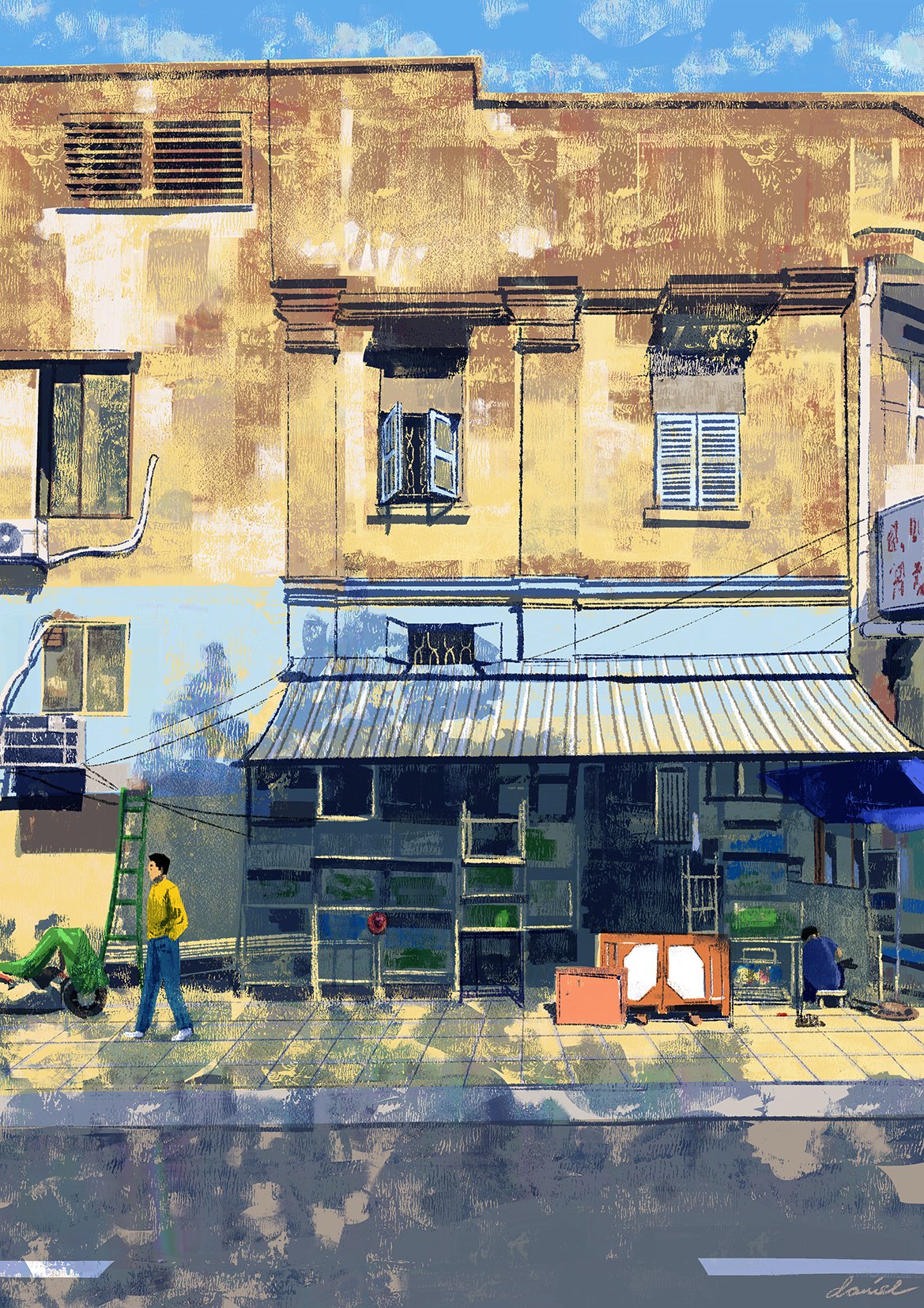 SGN055 Passing by an aquarium shop in Chợ Lớn, District 5