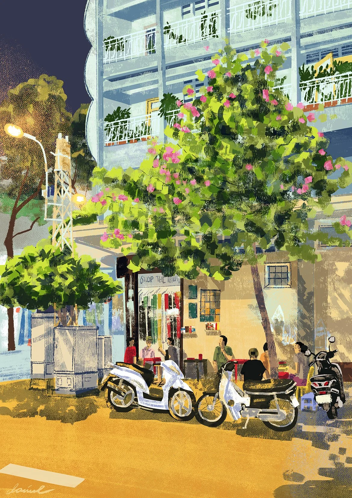 SGN042 At the corner of Nguyễn Văn Tráng and Nguyễn Trãi streets, District 1
