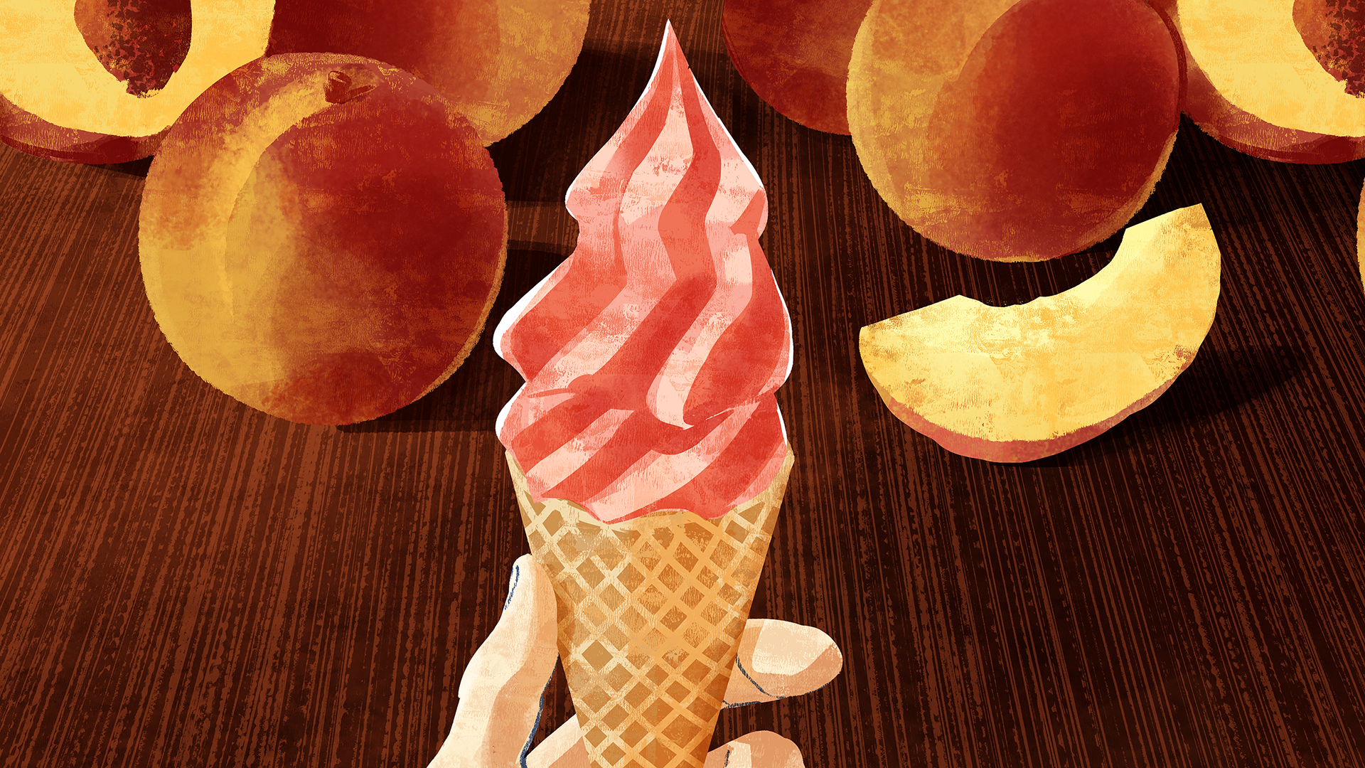 Georgia: Peach Soft Serve