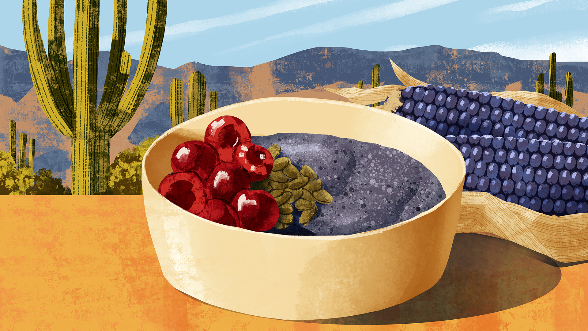 Arizona: Sweet Blue Corn Mush