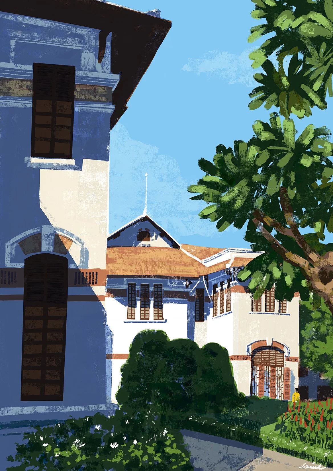 SGN046 At the old colonial villas in 214-216 Pasteur