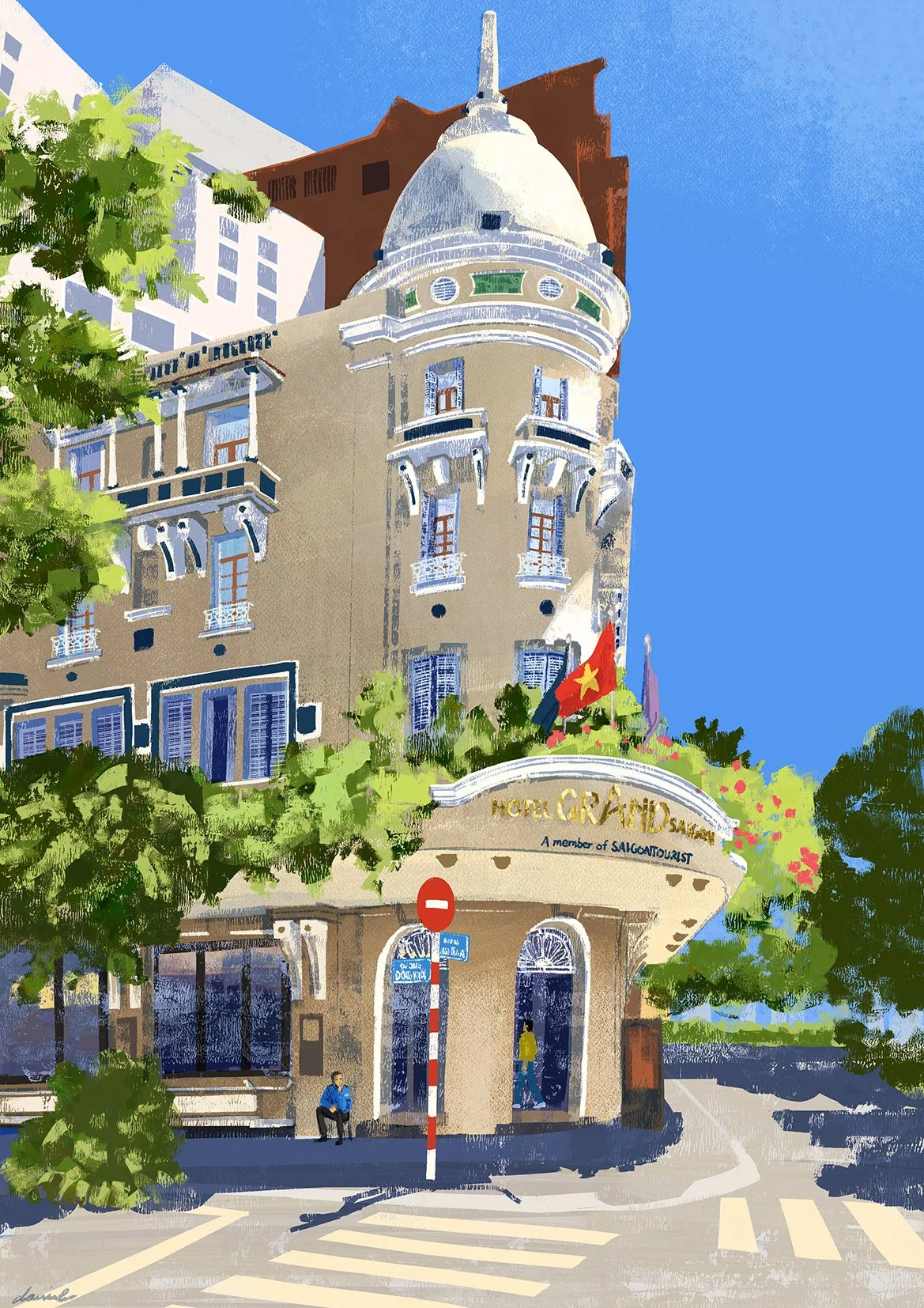 SGN021 Hotel Grand Saigon at 8 Đồng Khởi, District 1