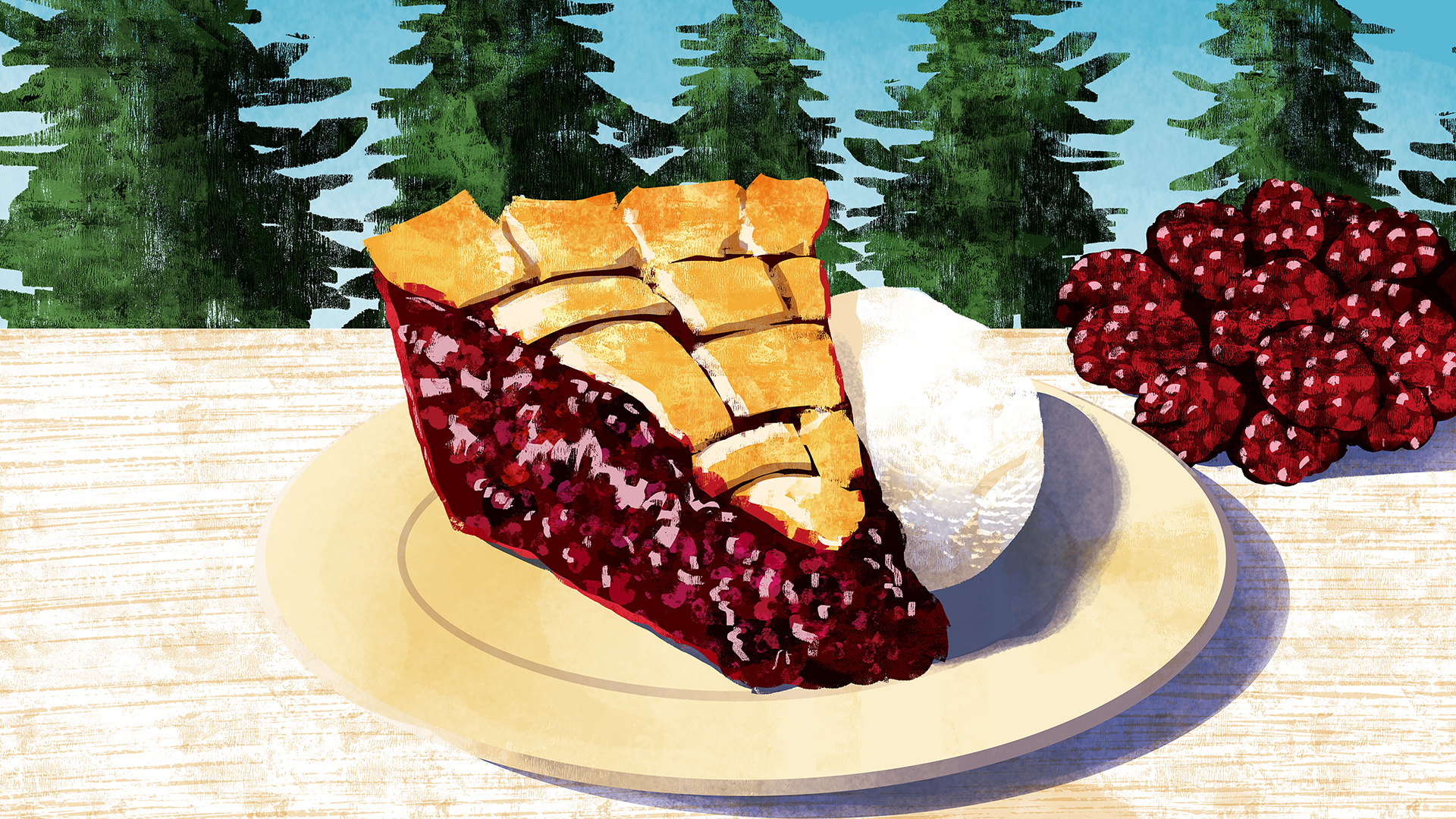 Oregon: Marionberry Pie