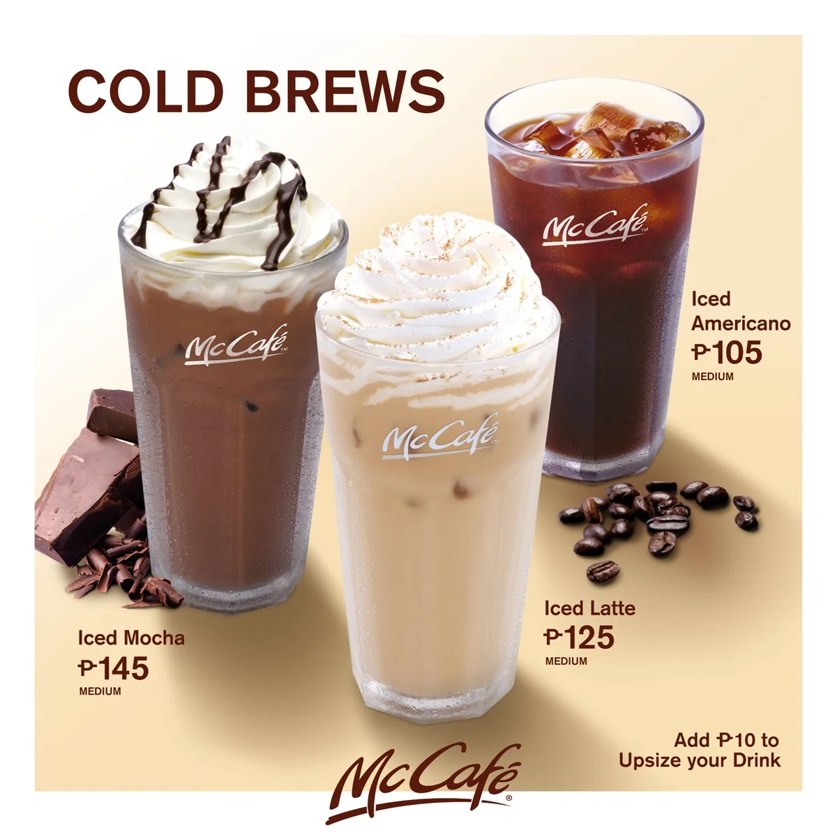 Mccafe Cold Menu McCafé Flagship Manila — Daniel Tingcungco Portfolio
