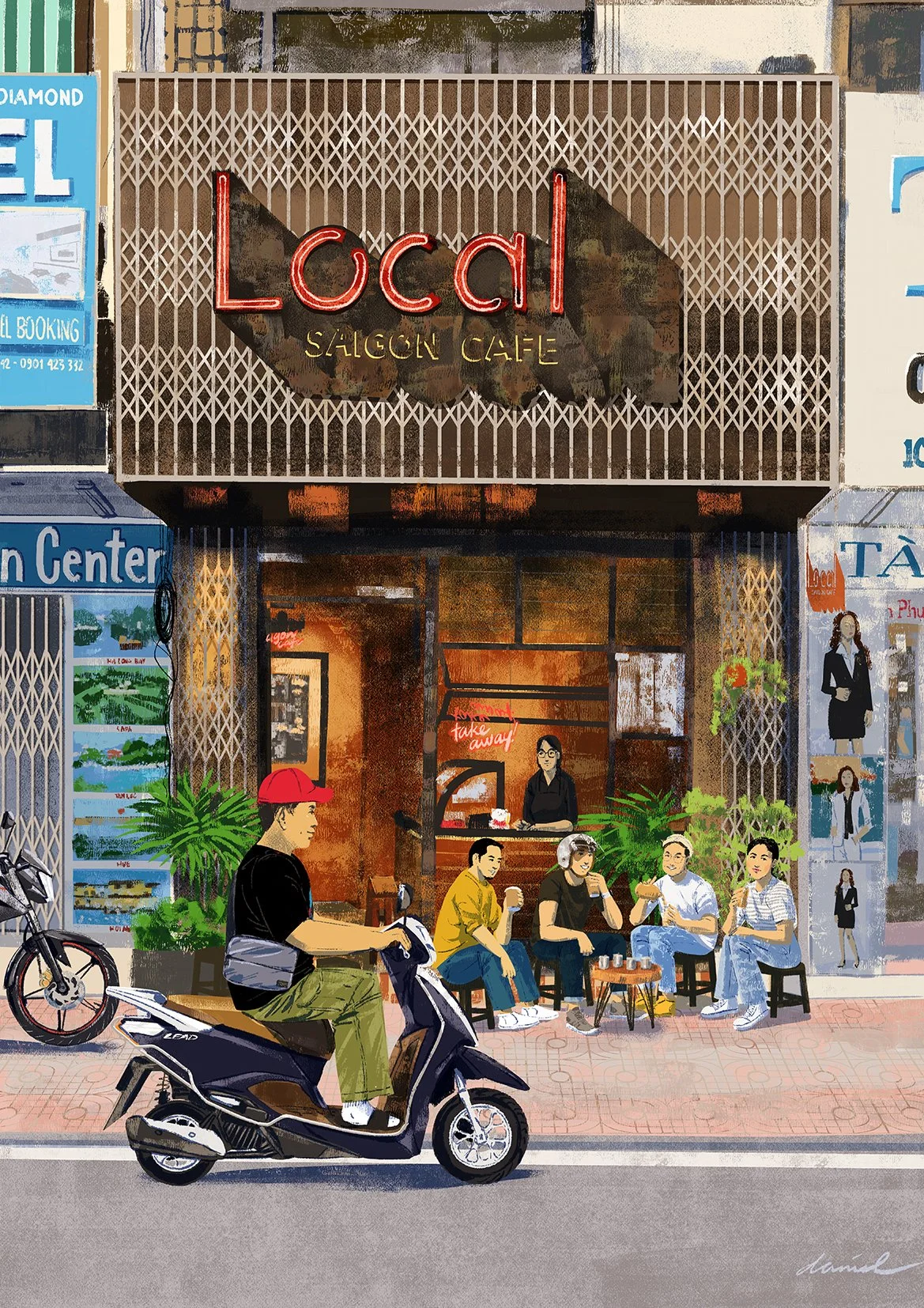 SGN90 Coffee Time at Local Saigon Cafe at 12 Thủ Khoa Huân, District 1