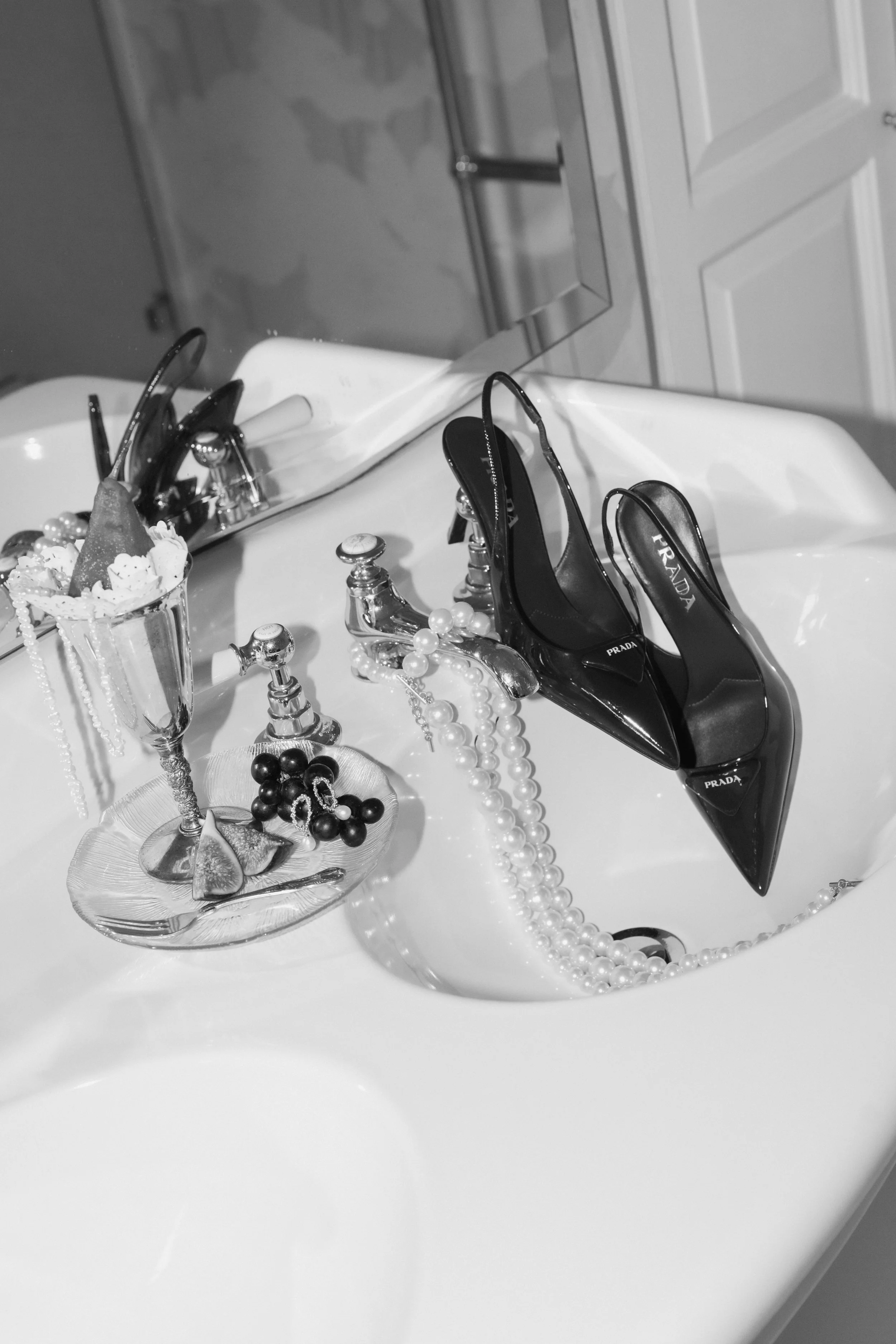 Prada shoes at wedding in Norwood park 