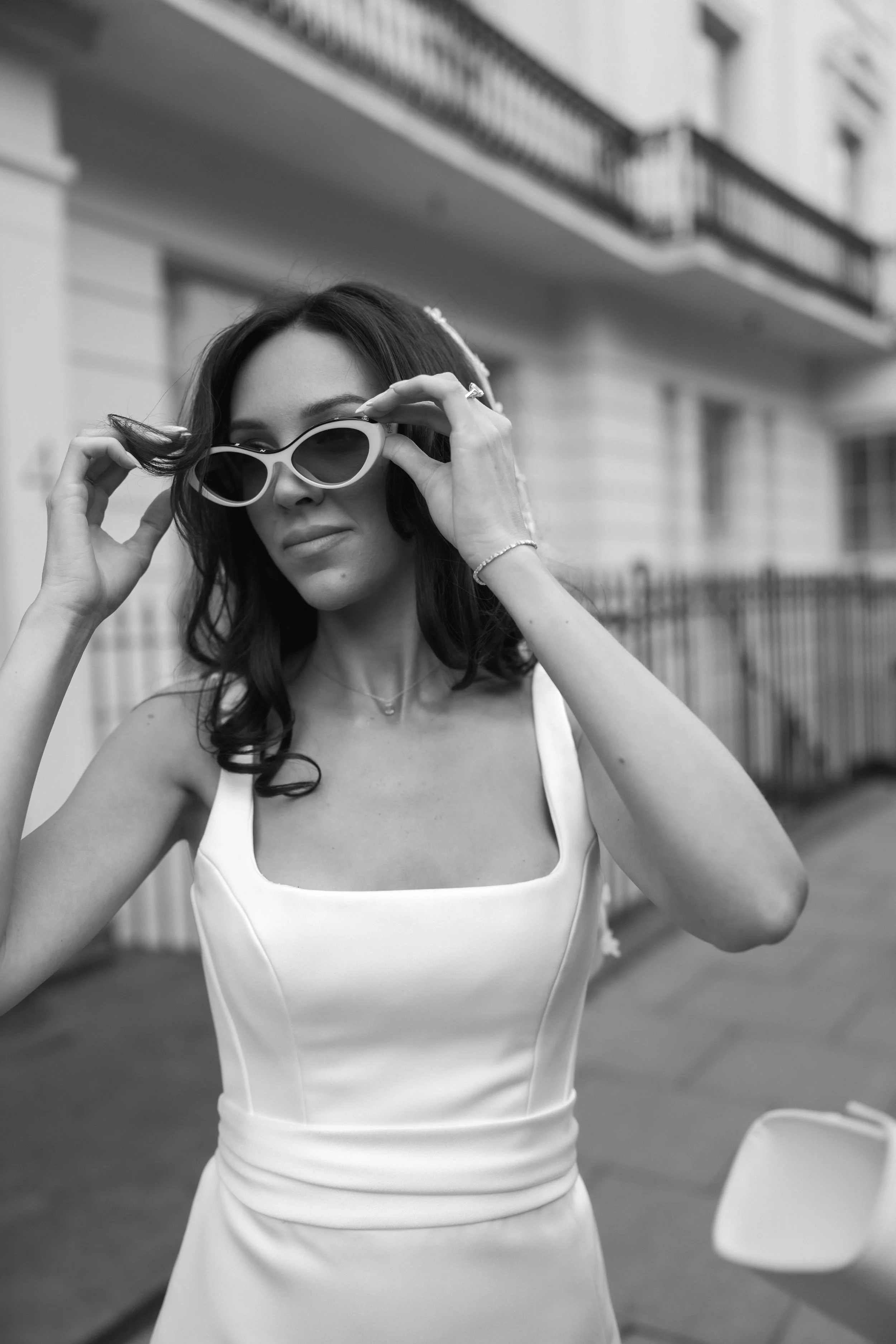 Bride in York streets 