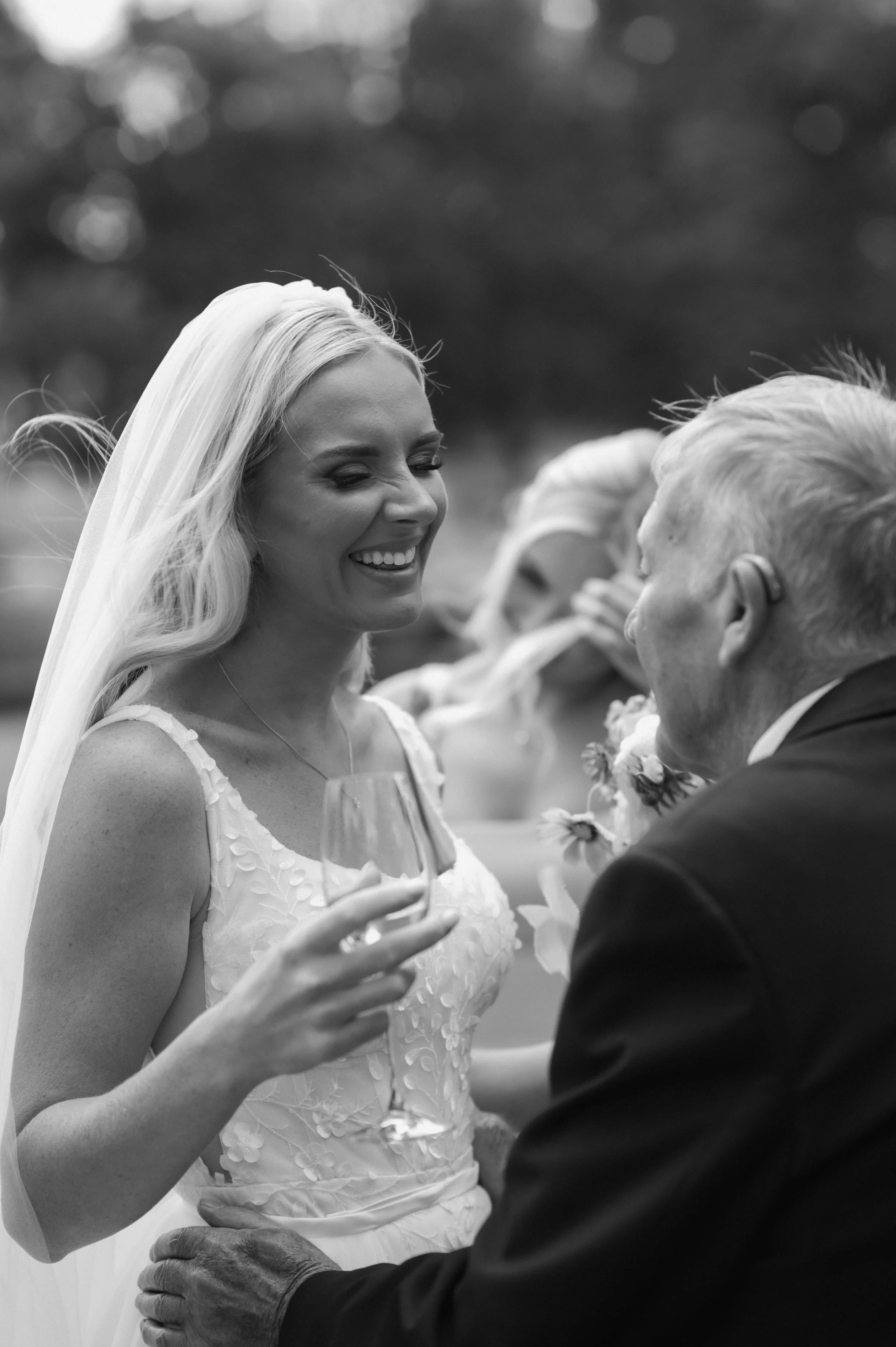 emotional family moment at Grantley hall 