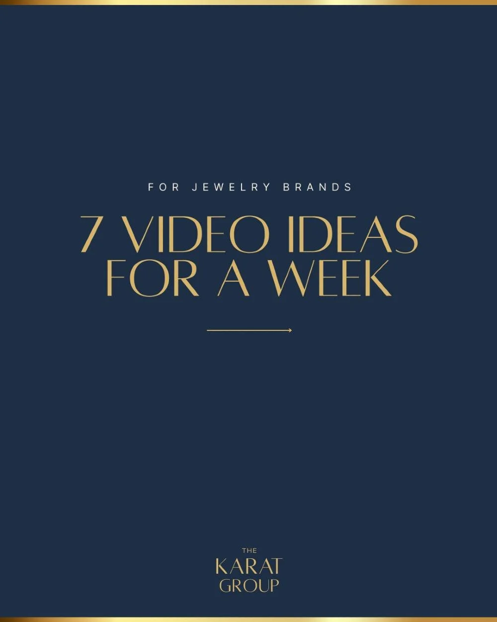 Luxury is a story, tell it beautifully.✨

Need fresh content ideas?

Here are 7 video concepts your jewelry brand can use this week to inspire desire, build brand equity, and spark meaningful engagement.

From behind-the-scenes to high-impact styling
