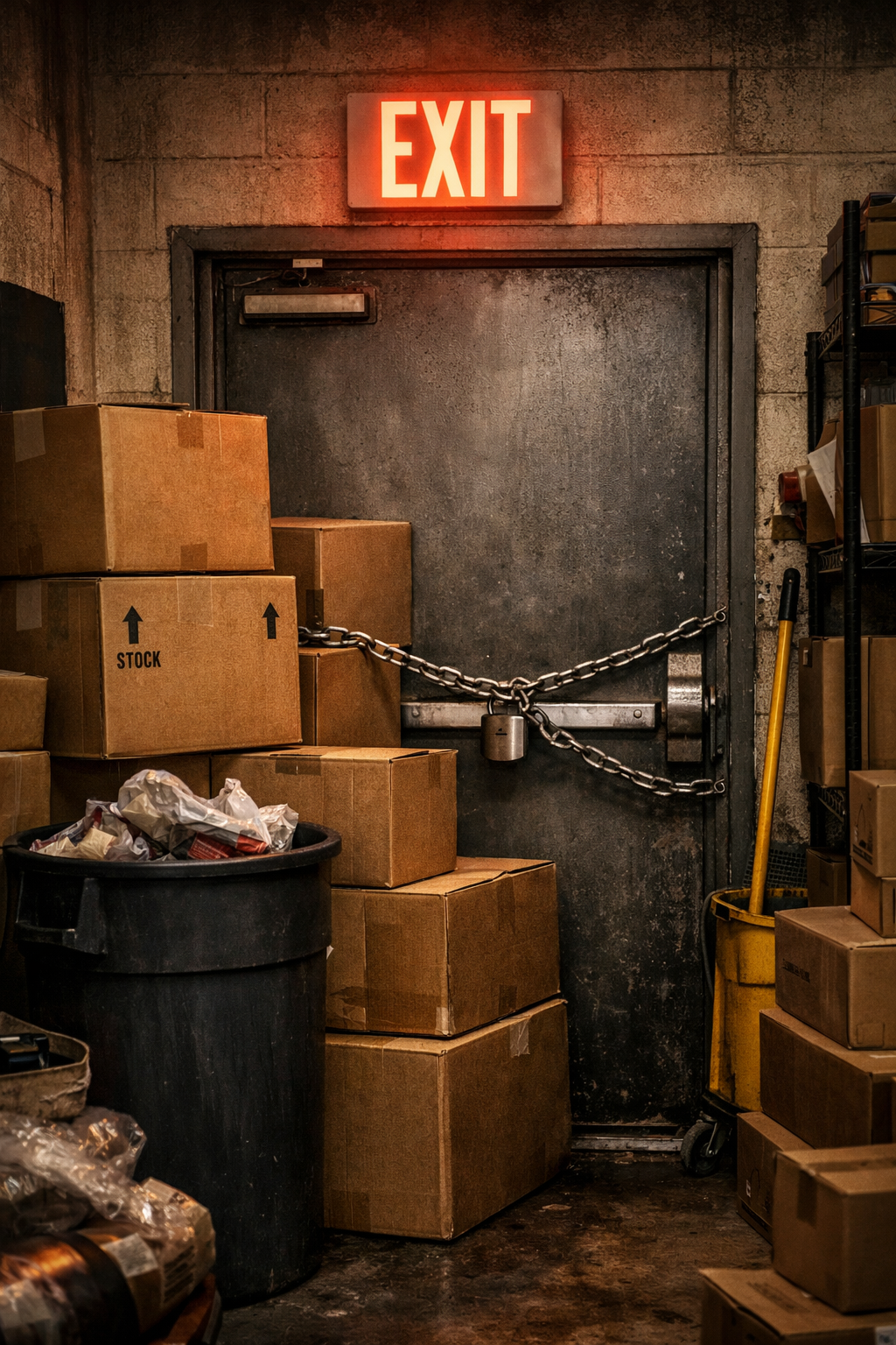 The Blocked Exit Door: Why Egress Violations Kill People