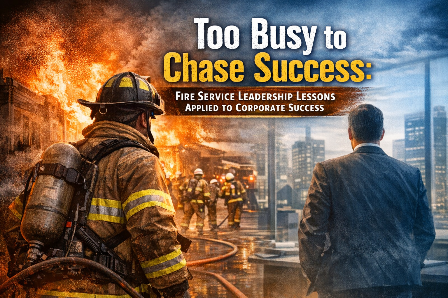 Success Is a Byproduct, Not a Goal: Fire Service Leadership Lessons Applied to Corporate Success