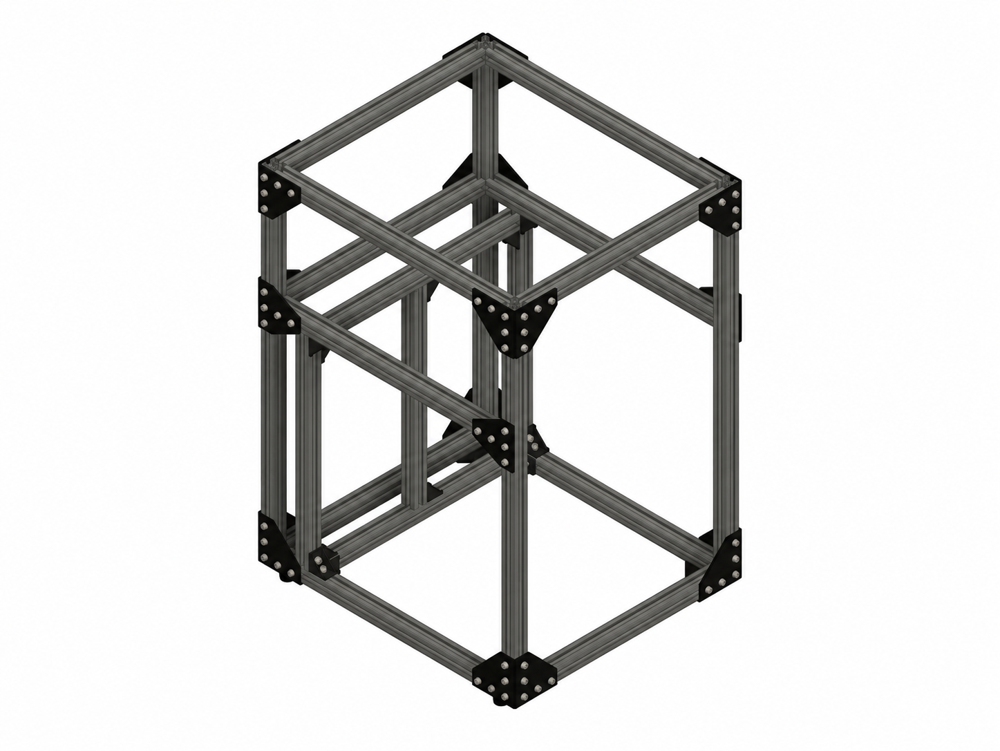 RatRig V-Core Open Front – monterad ram utan paneler, översiktsbild