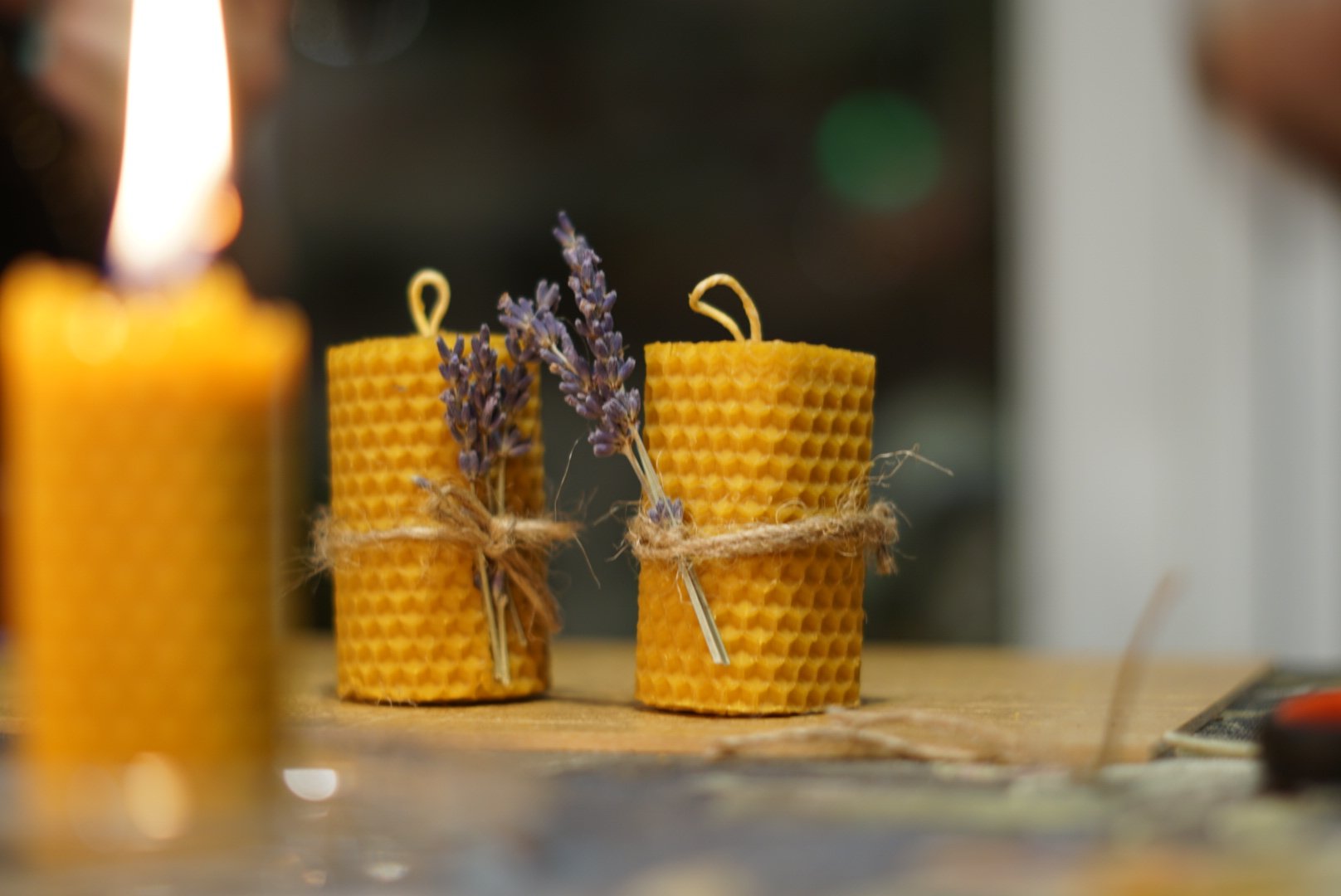 25 velas de cera de abeja pura, aroma natural, taza transparente