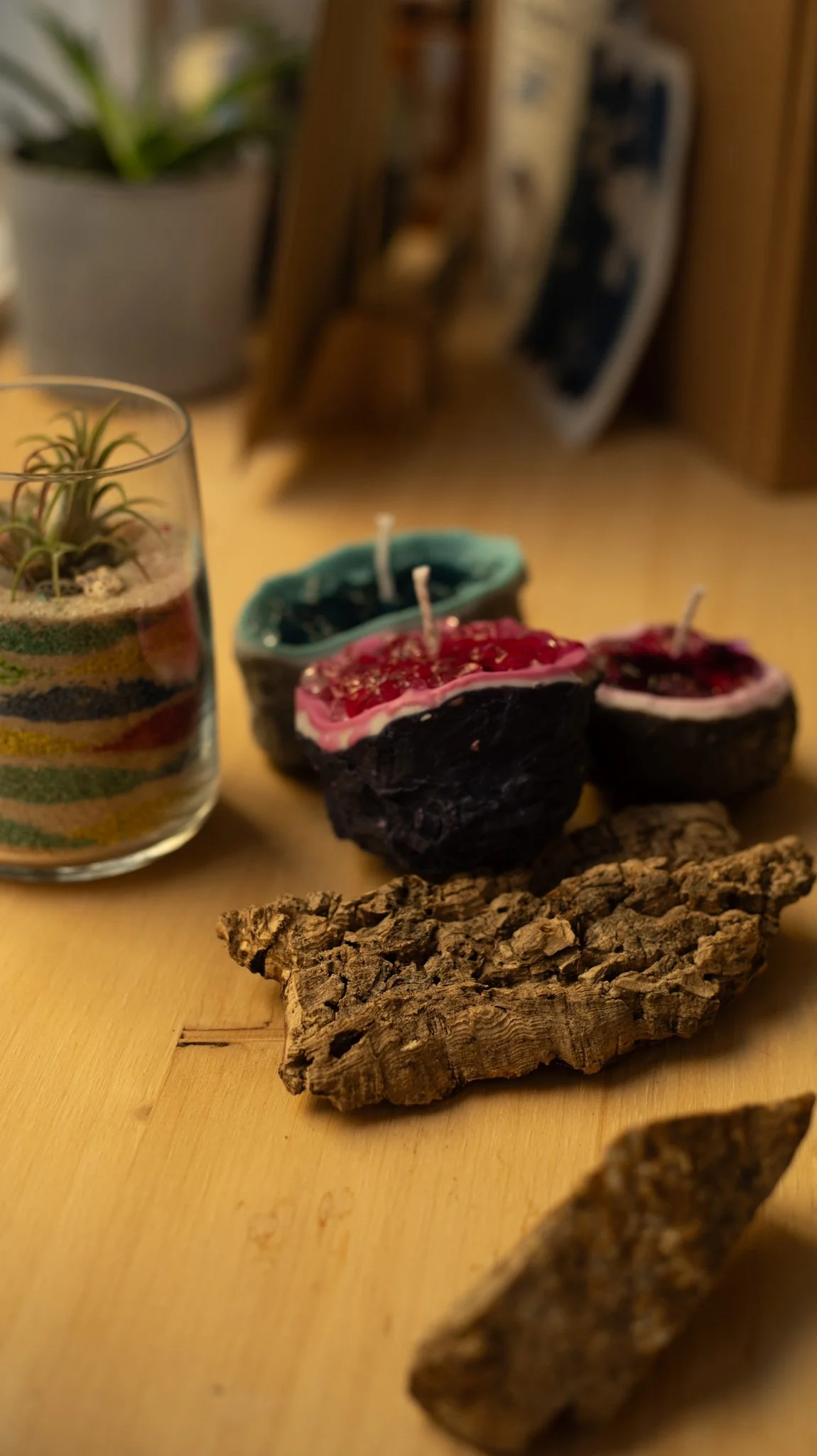 Taller de velas geodas – Crea tu propia joya de cera