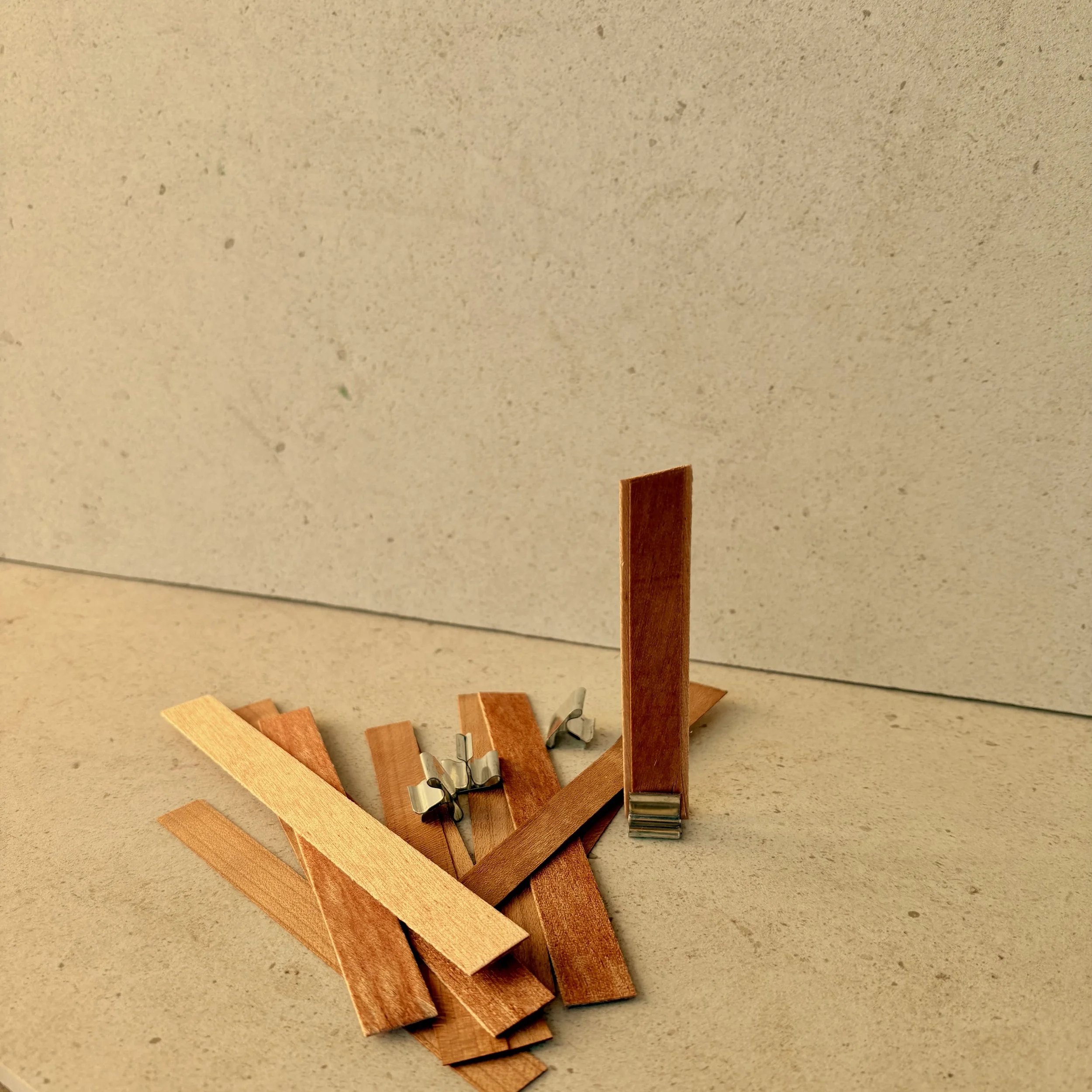 10 Mechas de madera reforzadas para velas – Compatibles con ceras vegetales