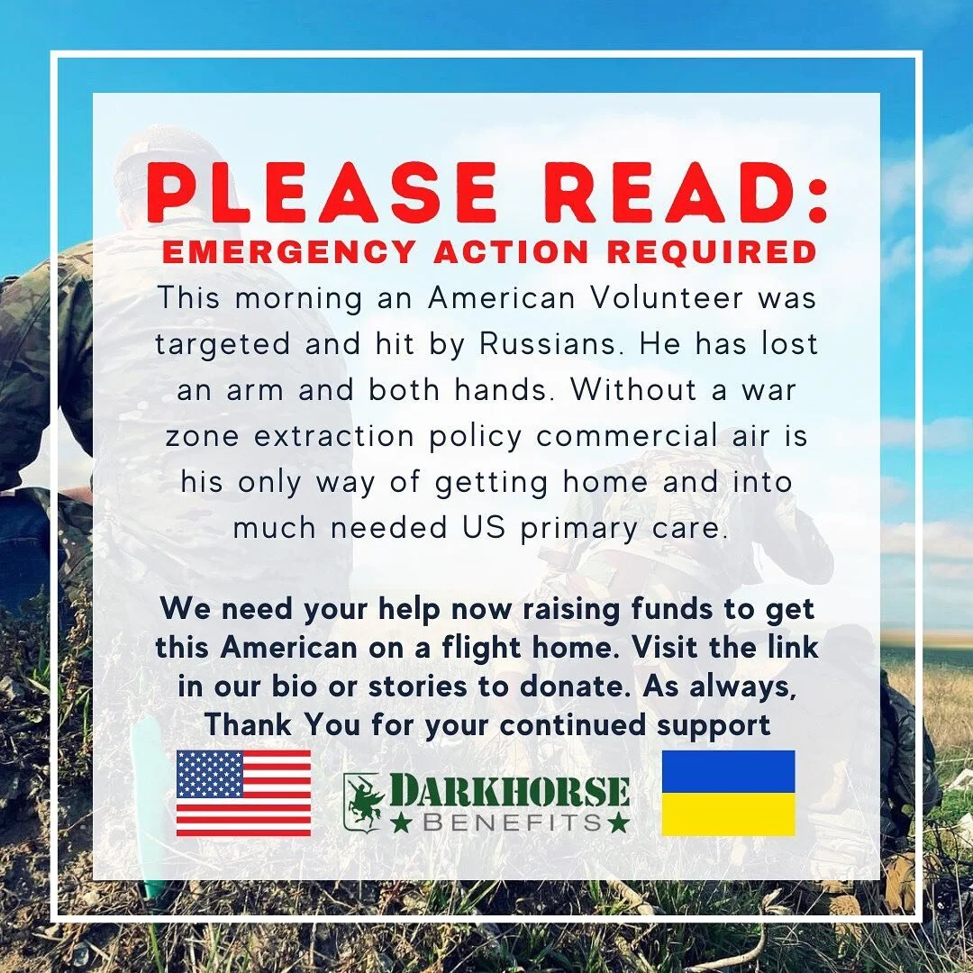 We need your help! Please take a moment to read. If you are unable to donate we hope you consider sharing this post with the donation link in our bio. As always, Thank You for your continued support! 
 

#darkhorsebenefits #american #supportneeded #p