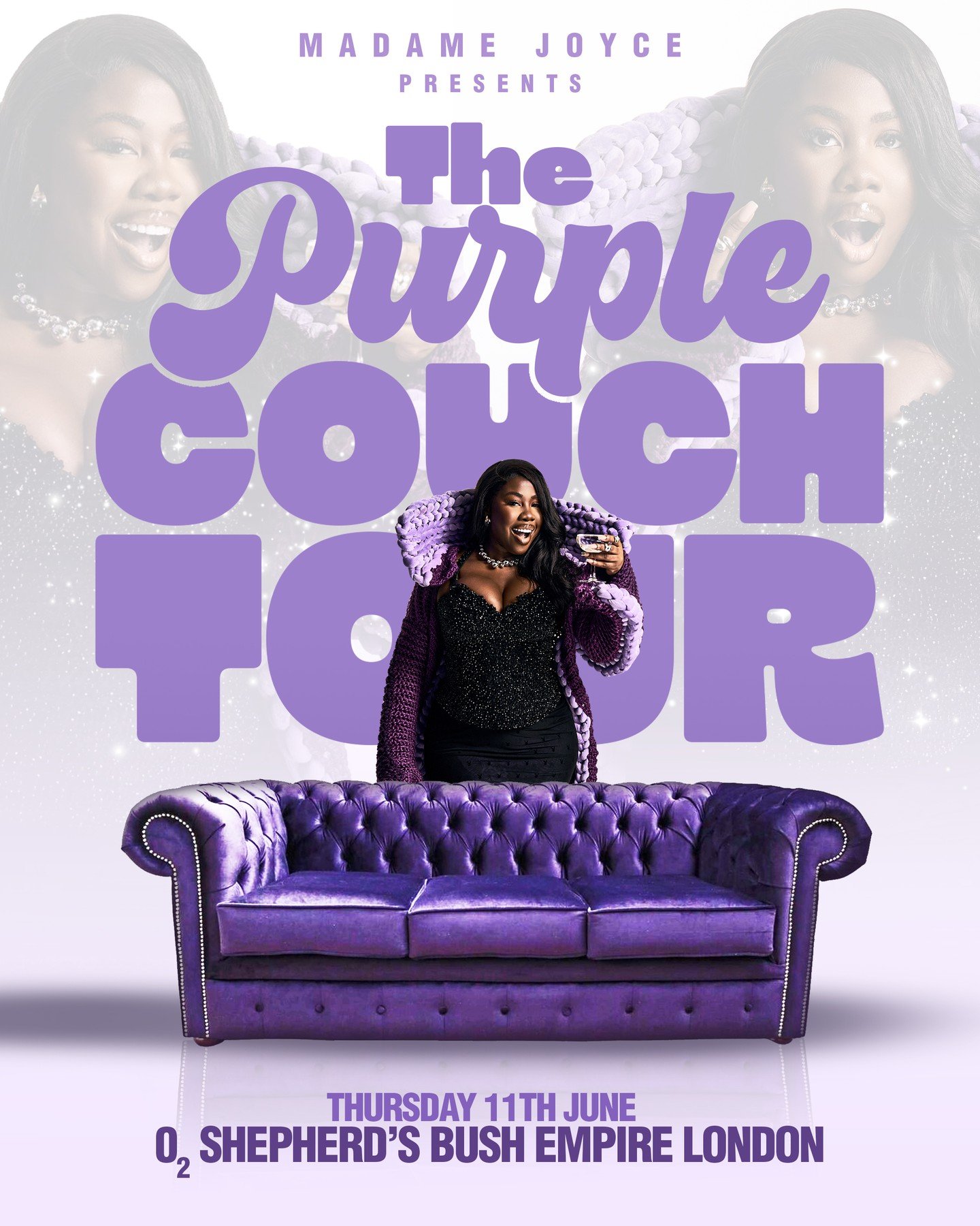 Madame Joyce takes The Purple Couch on Tour