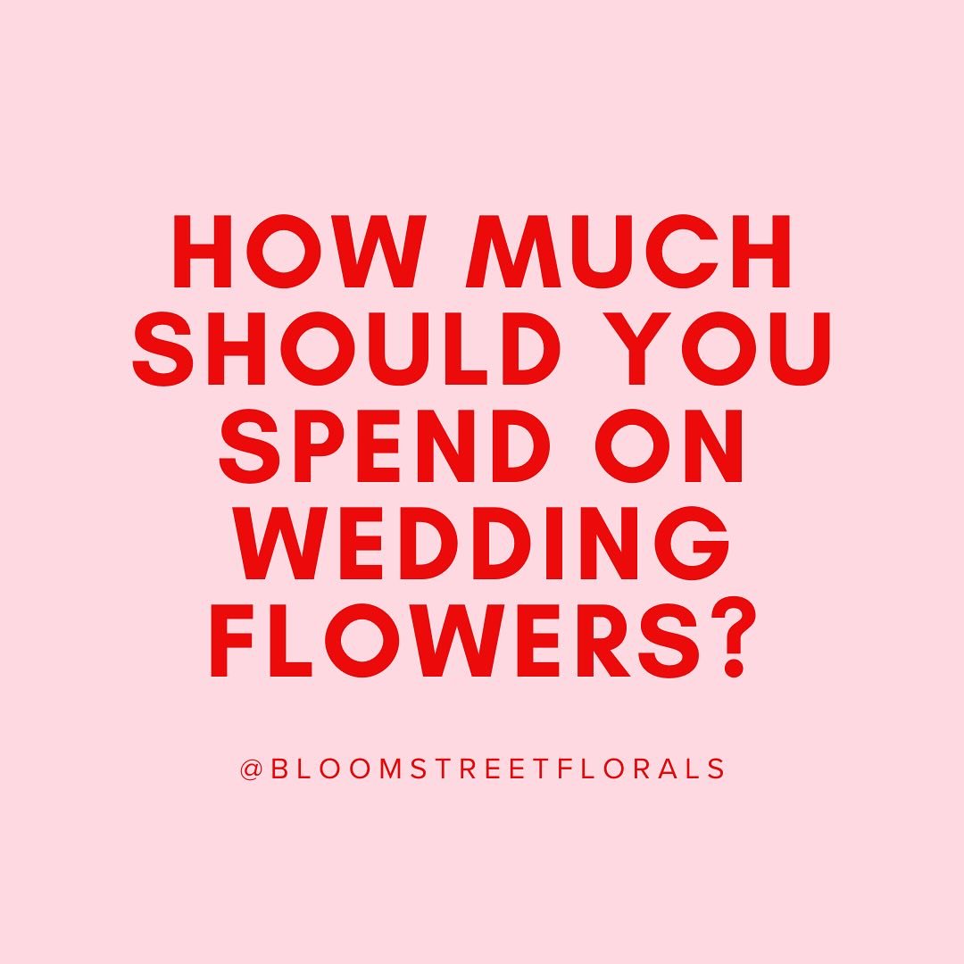This is the number one question I get asked as a wedding florist is &lsquo;how much should I spend on my wedding flowers?&rsquo;&hellip; So I&rsquo;m here to answer it for everyone wondering 🧐

🌸 there&rsquo;s no &lsquo;right&rsquo; answer! In trut