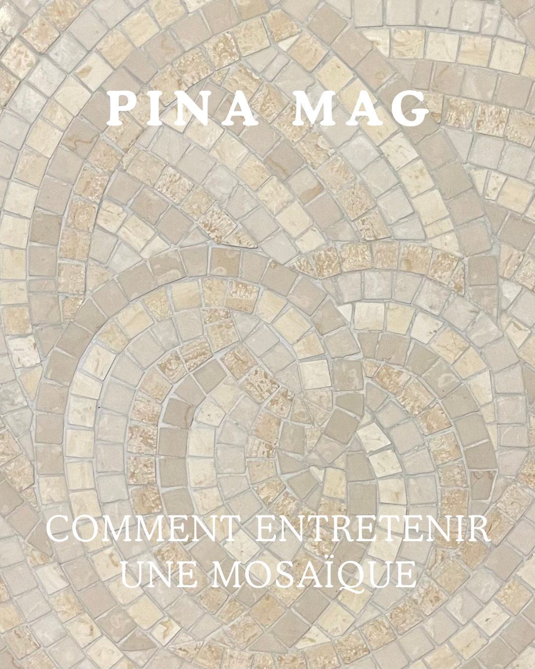 Comment entretenir votre mosaïque