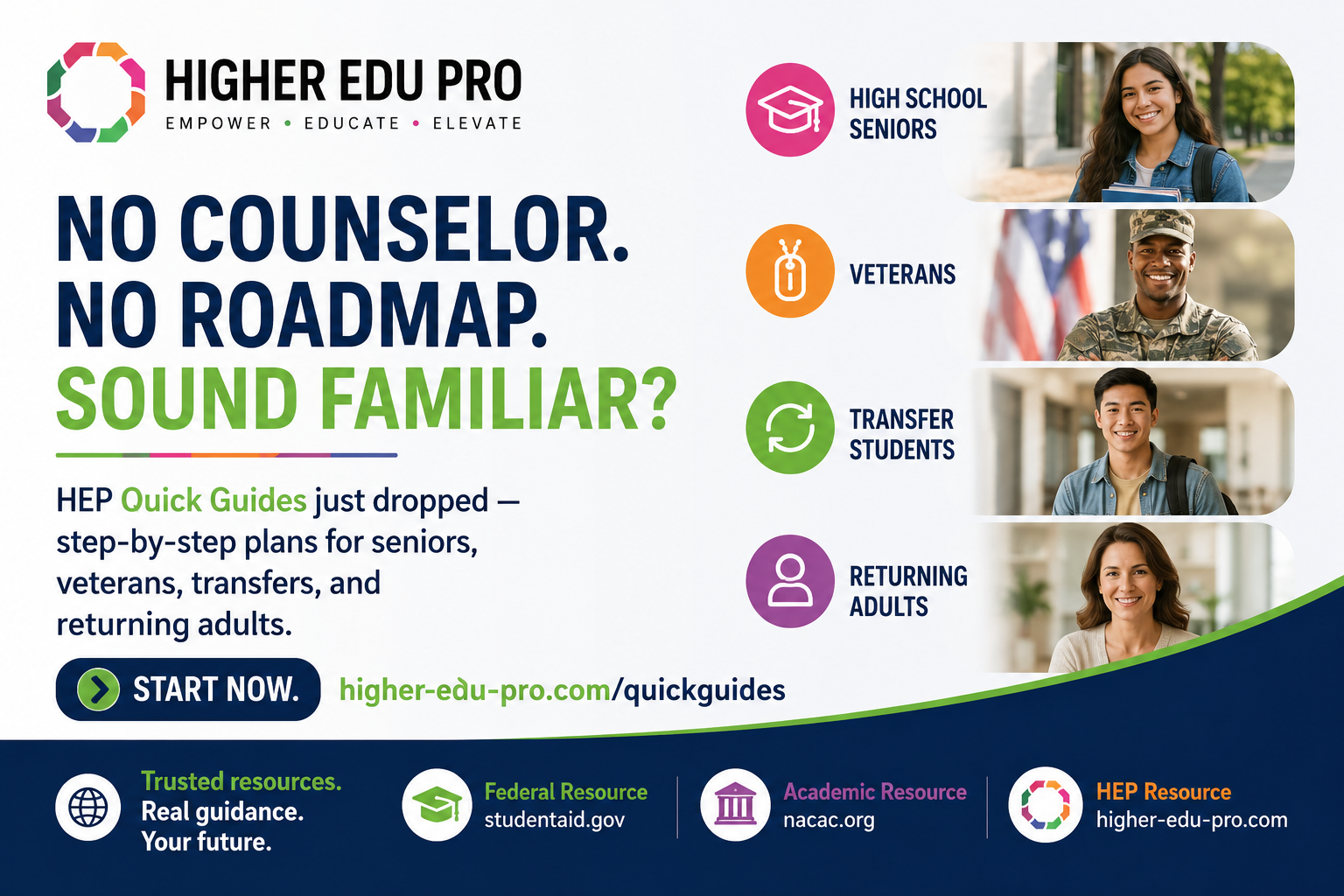 No Counselor. No Roadmap. Sound Familiar? Start Here.