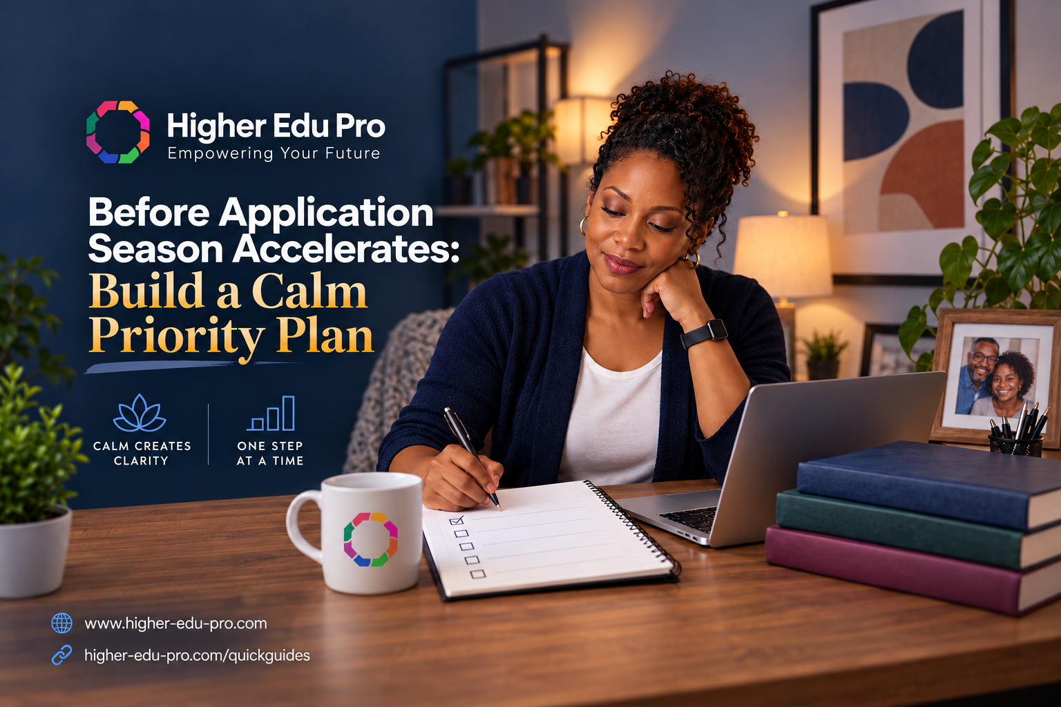 Before Application Season Accelerates: Build a Calm Priority Plan