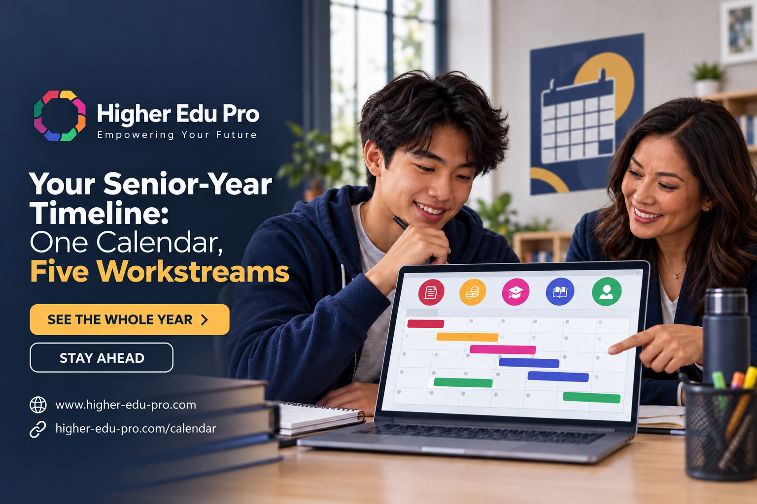 Our Senior-Year Timeline: One Calendar, Five Workstreams