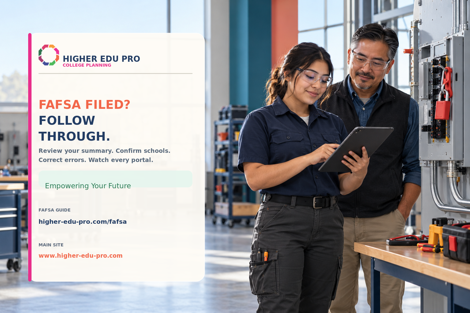 FAFSA Filed? Turn Your Confirmation Into a Follow-Through Plan