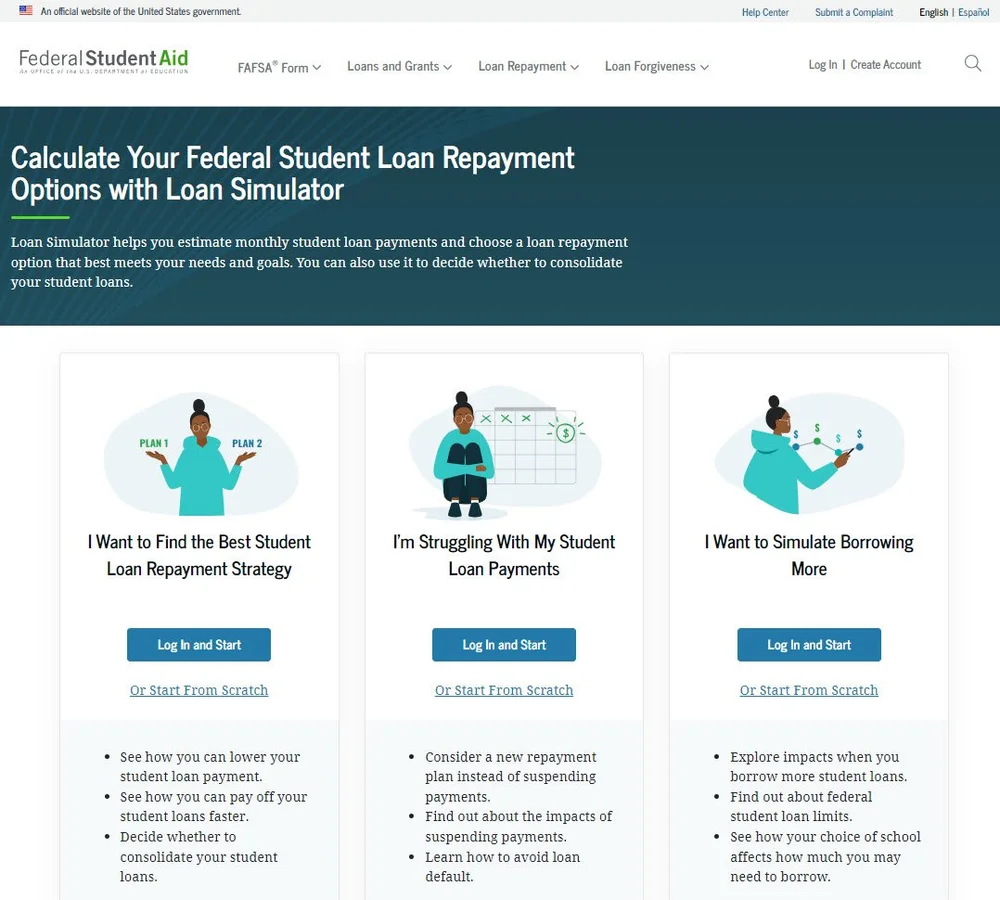 Federal Loan Calculator