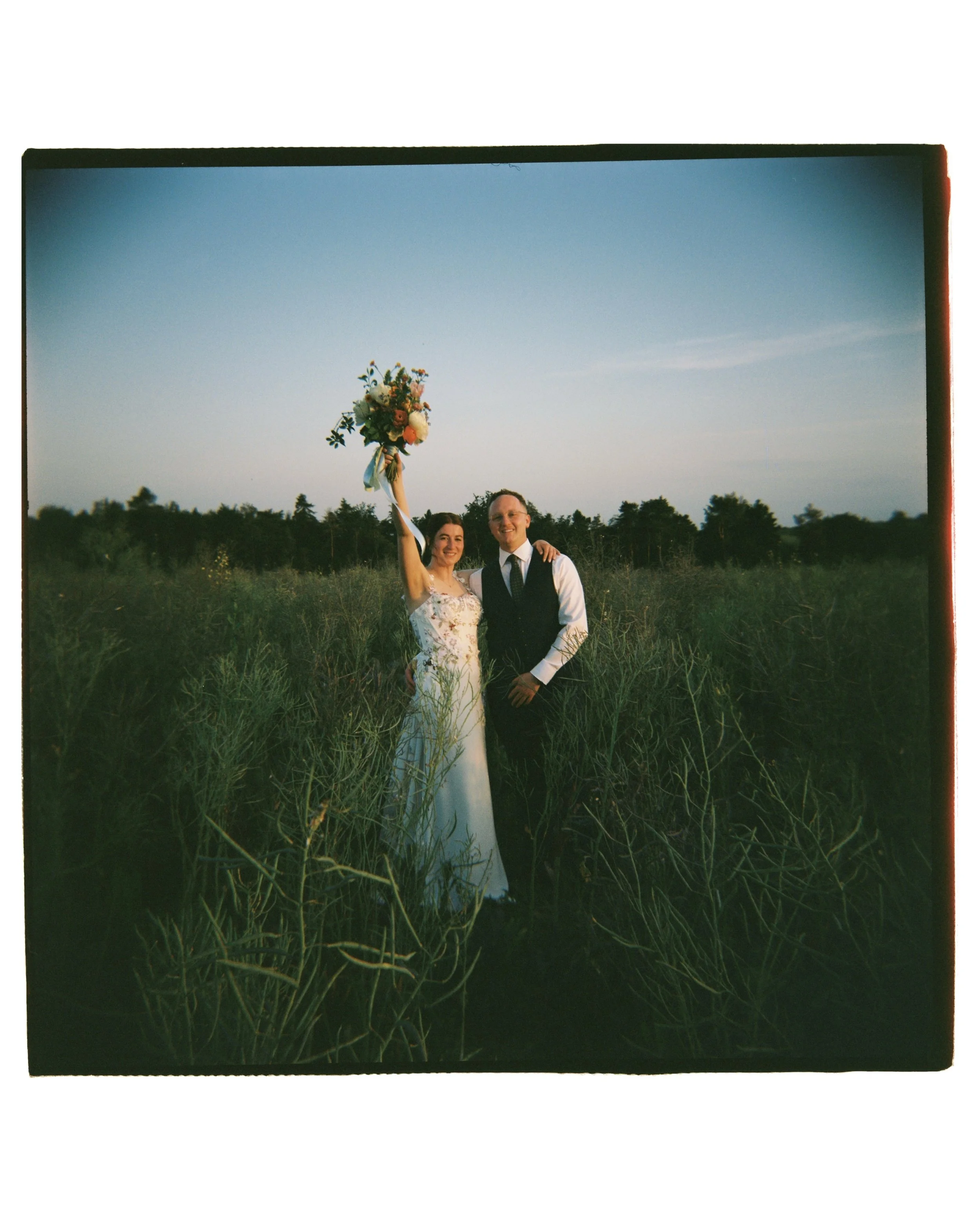 A handful of film moments from A+C&rsquo;s wedding celebrations at the always wonderful @yardspaceoldgore 🌾
&bull;
&lsquo;Village Hall Chic&rsquo; was the brief and oh wow did they nail it, not a single colour was left out 🎨

All the stunning stati