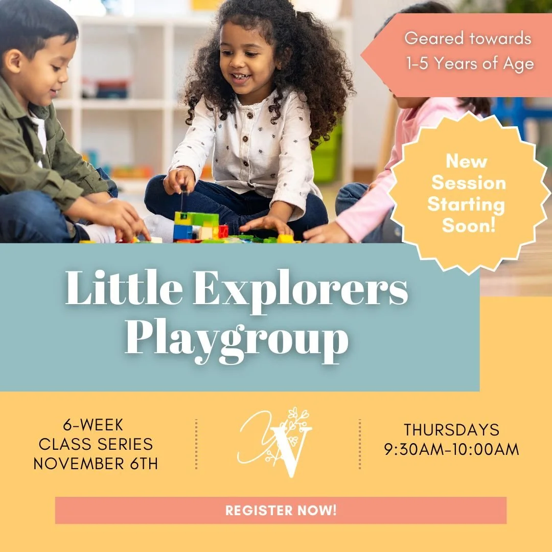 🎉 Join the Fun &ndash; Our New Playgroup Starts Soon! 👶🍂

Looking for a cozy, connection-filled activity for your little one this fall? Our 6-week educator-led playgroup kicks off November 6th &mdash; perfect for ages 0&ndash;5!

✨ Small class siz