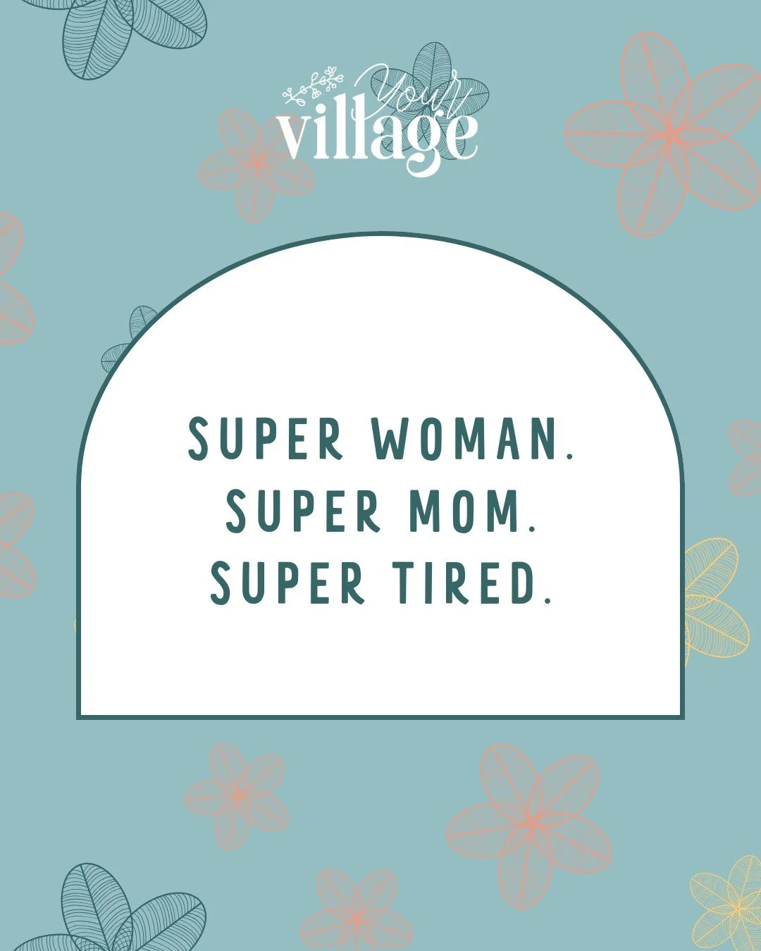 It&rsquo;s okay to be tired &mdash; even superheroes need rest. You are seen. You are valued. You are incredible. 💕
.
.
.
.
.
.
.
.
.
.
.
.
.
.
.
 #SuperWomen #SuperMom #YouAreEnough #MomVillage #MotherhoodCommunity #YourVillageSTL #YouAreNotAlone #