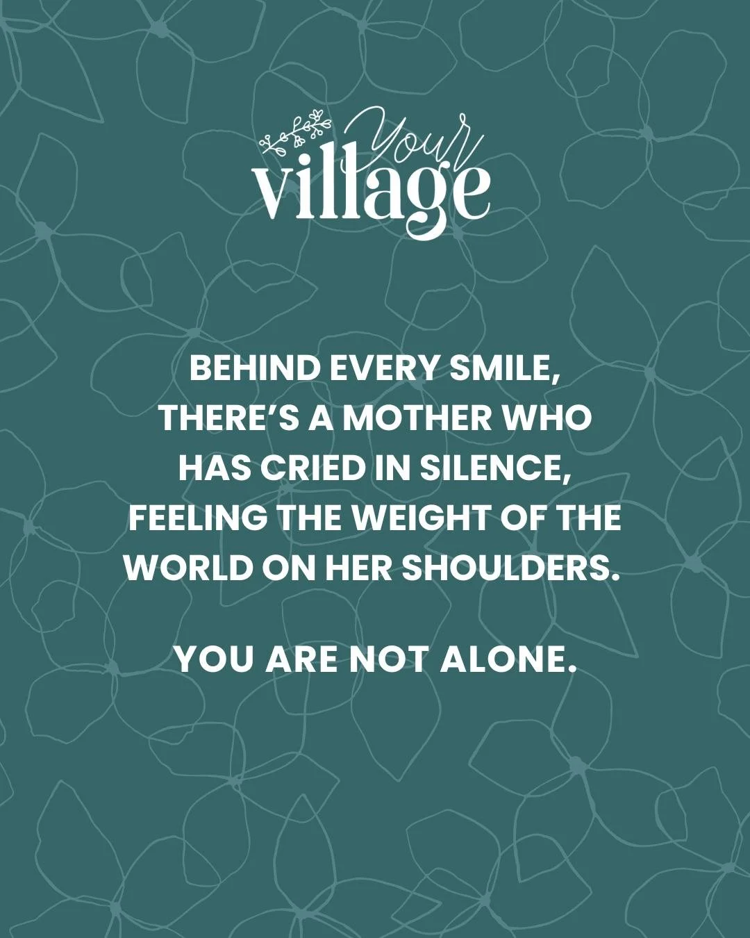 Behind every smile, there&rsquo;s a story. 💛

At Your Village, we see you, mama &mdash; the strength, the tears, the love. You don&rsquo;t have to carry it all alone. Dr. Stephanie is here to walk beside you through every season of motherhood. 🌿

L