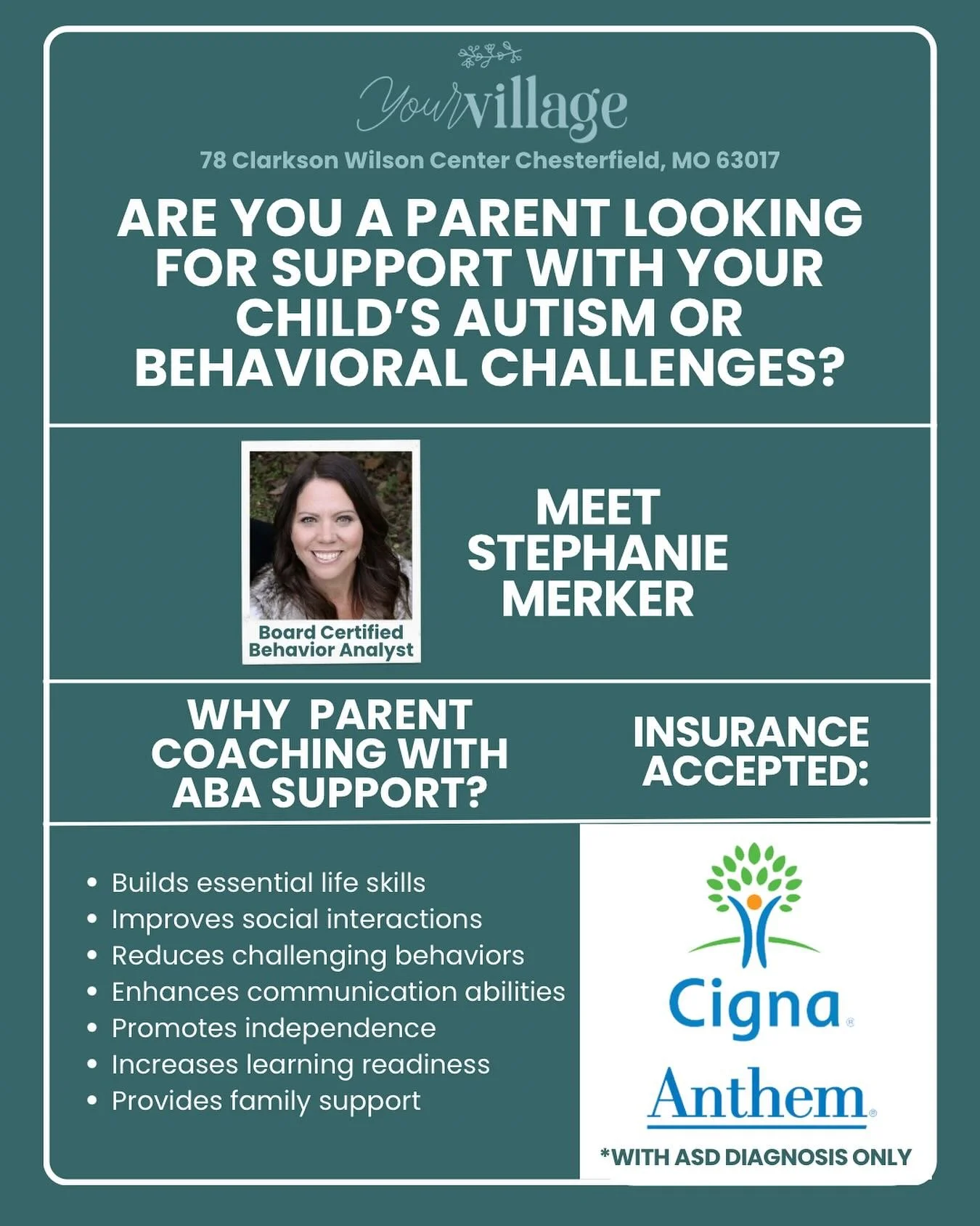🌟 Parent Coaching with ABA Support 🌟
Are you a parent of a child with autism or behavioral challenges?

Traditional ABA isn&rsquo;t always the right fit &mdash; sometimes what families need most is guidance, coaching, and tools that work at home.

