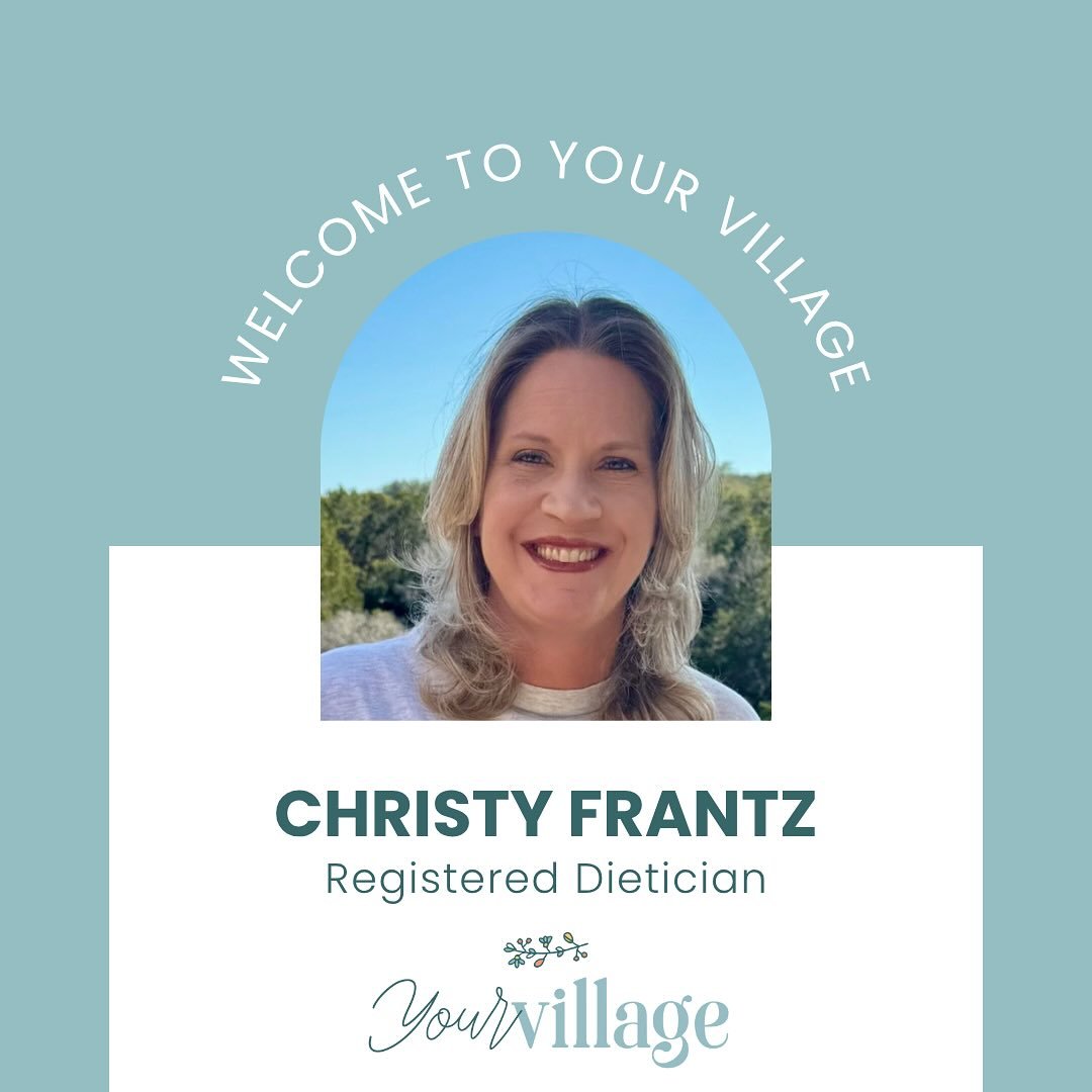Meet Christy Frantz, Registered Dietitian at Your Village! 🌟

Christy specializes in feeding and growth concerns related to autism, ADHD, developmental delays, GI conditions, and selective eating. Her one-on-one sessions focus on setting realistic g
