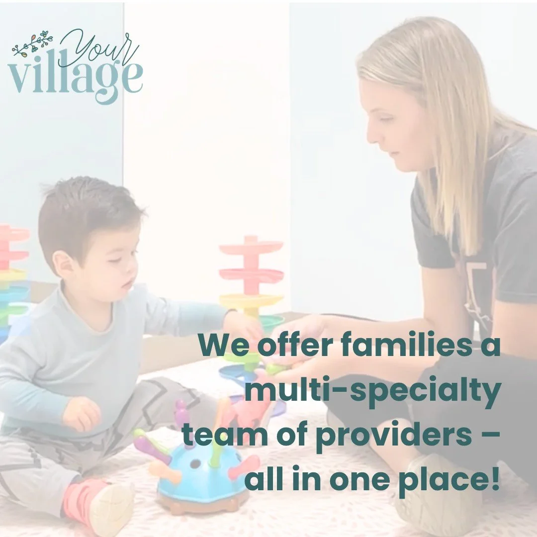 One place. Multiple providers. Endless support for your family. ✨

At Your Village, we bring trusted providers together under one roof &mdash; making it easier for families to access care, support, and community in one welcoming space.

 From wellnes