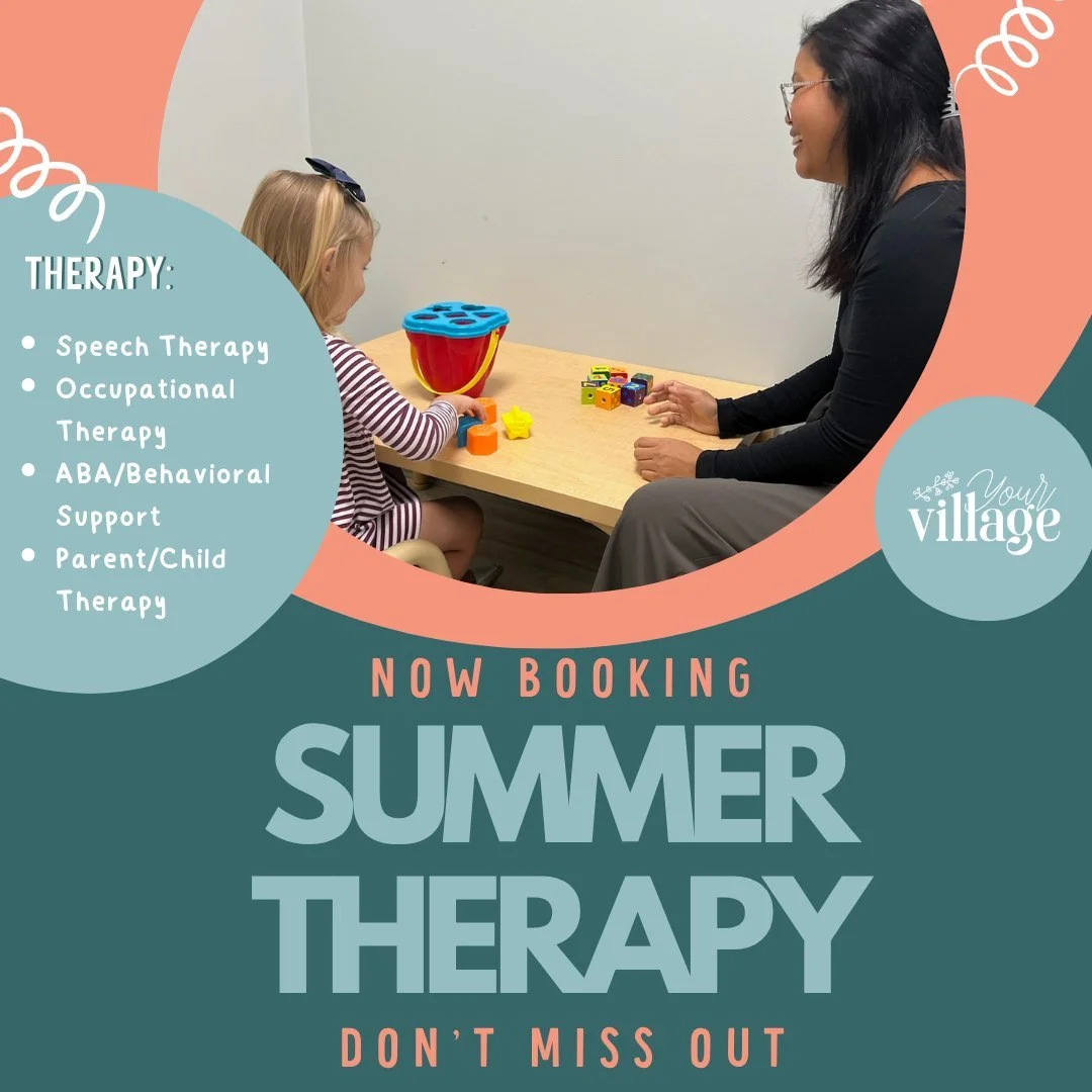 ☀️ Build Confidence &amp; Skills This Summer ☀️

Summer is the perfect time to support your child&rsquo;s growth before the busy school year begins. At Your Village, we offer personalized, play-based services designed to help children thrive at home,
