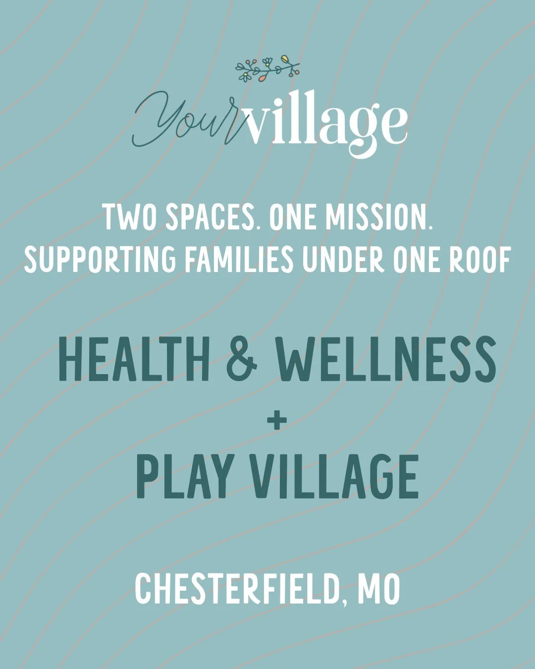 Two spaces. One mission. 🤍

At Your Village, we&rsquo;re proud to offer support for families in more than one way &mdash; all under one roof.

Our Health &amp; Wellness side provides compassionate pediatric therapy and wellness services designed to 