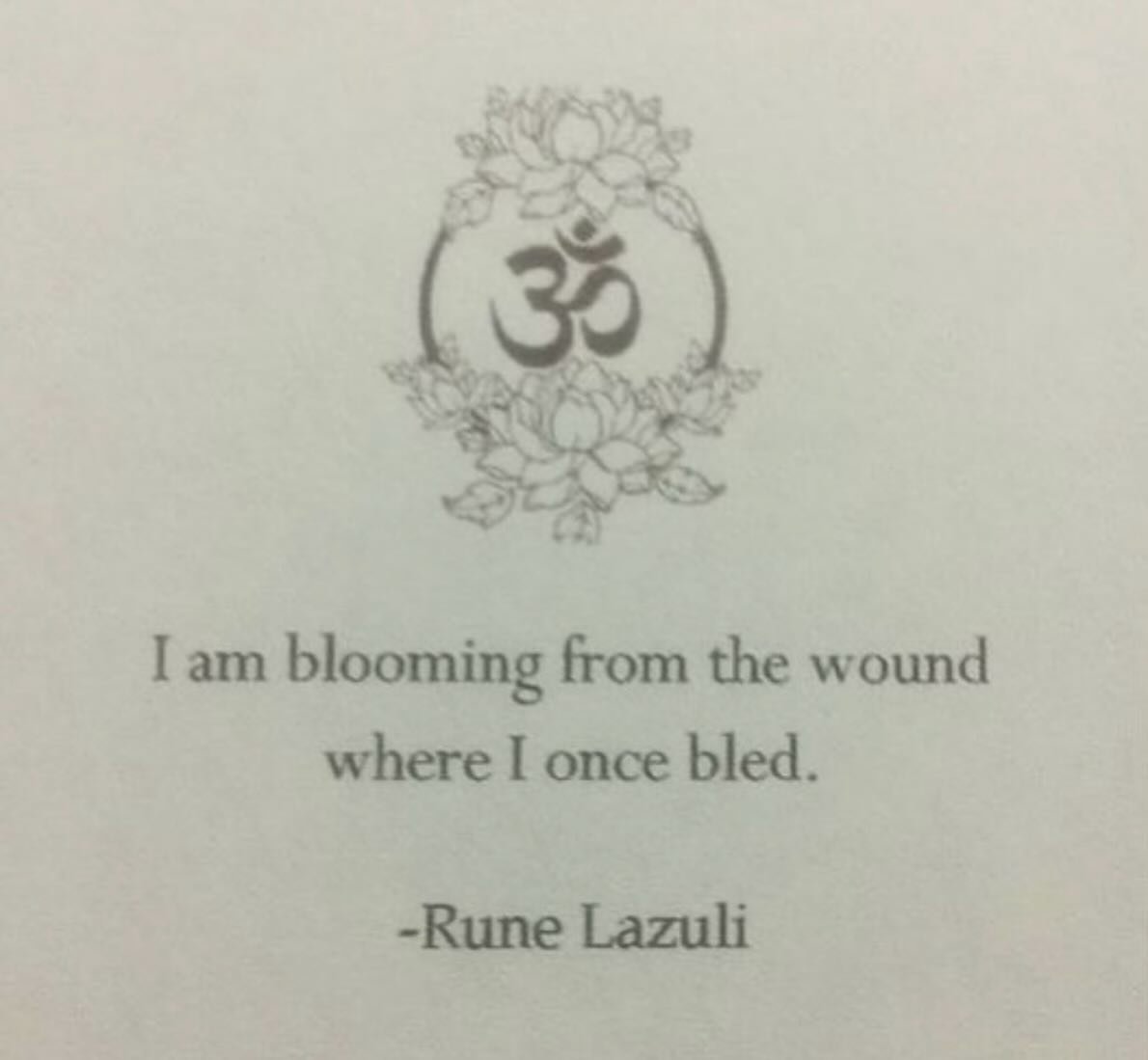 blooming from the wound where I once bled🪽

this sentence hits home. as the wound where I once bled was very very v&eacute;ry bloody. and painful. I was diagnosed with an *incurable &amp; chronic* gut dis-ease when I was 17. 

I went on a seemingly 