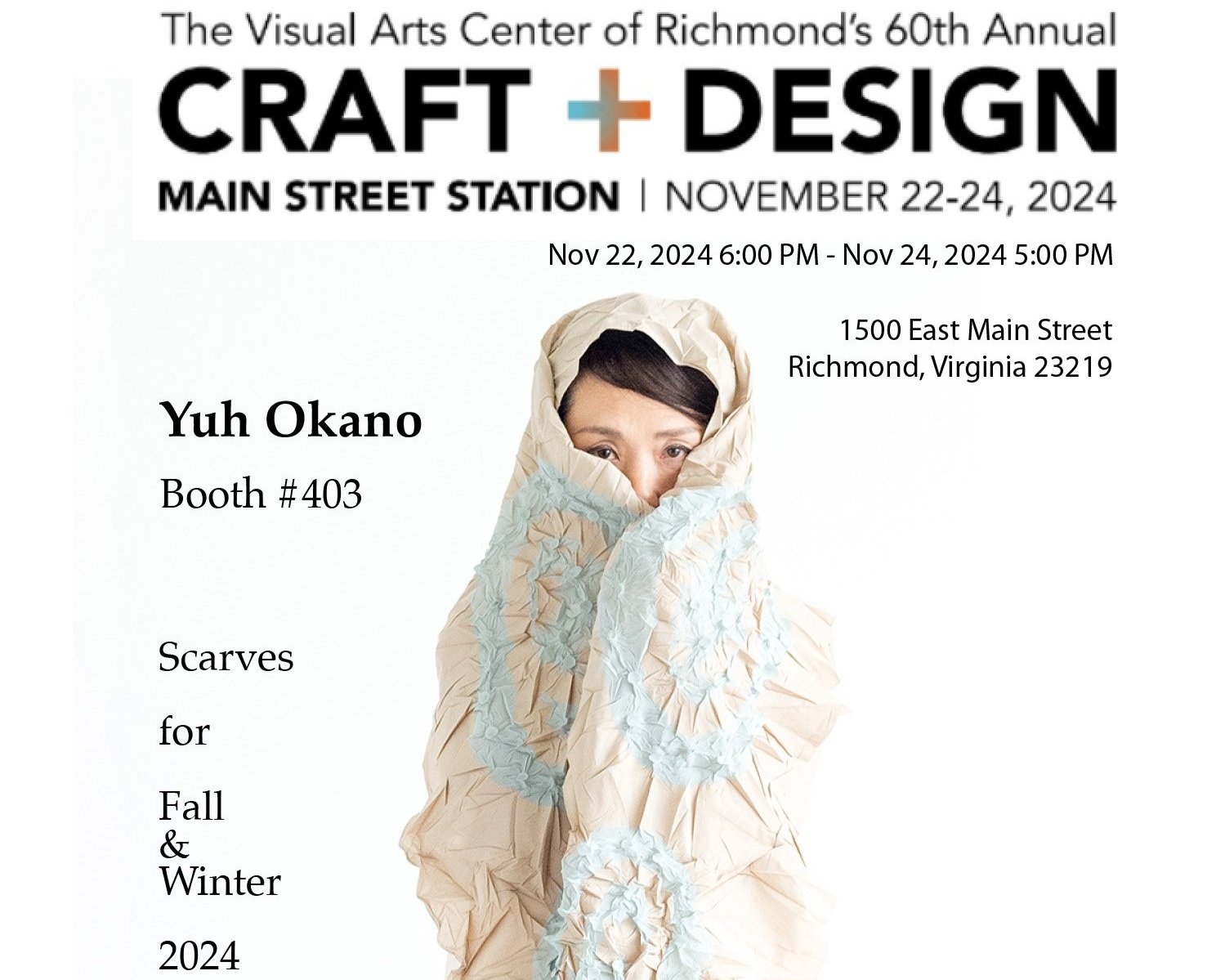 Craft + Design by the Visual Arts Center of Richmond/Booth # 403
