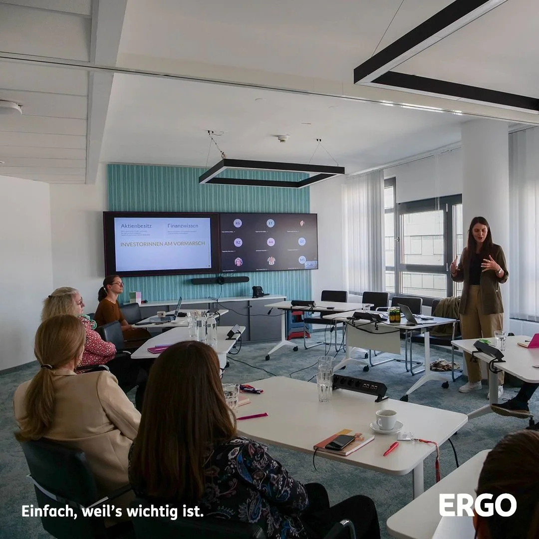 Hybrider Workshop "Warum Finanzen Frauensache sind" im Frauennetzwerk der ERGO Versicherung
