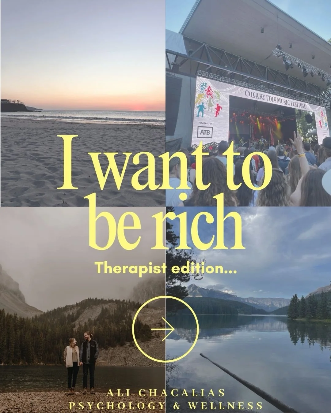 Rich in life&hellip;therapist edition😍✨

Calgary psychologists helping you with all things anxiety, burnout, relationships &amp; trauma (PTSD, CPTSD &amp; others). 

D i s c l a i m e r - my content is for educational and enjoyment purposes and is n