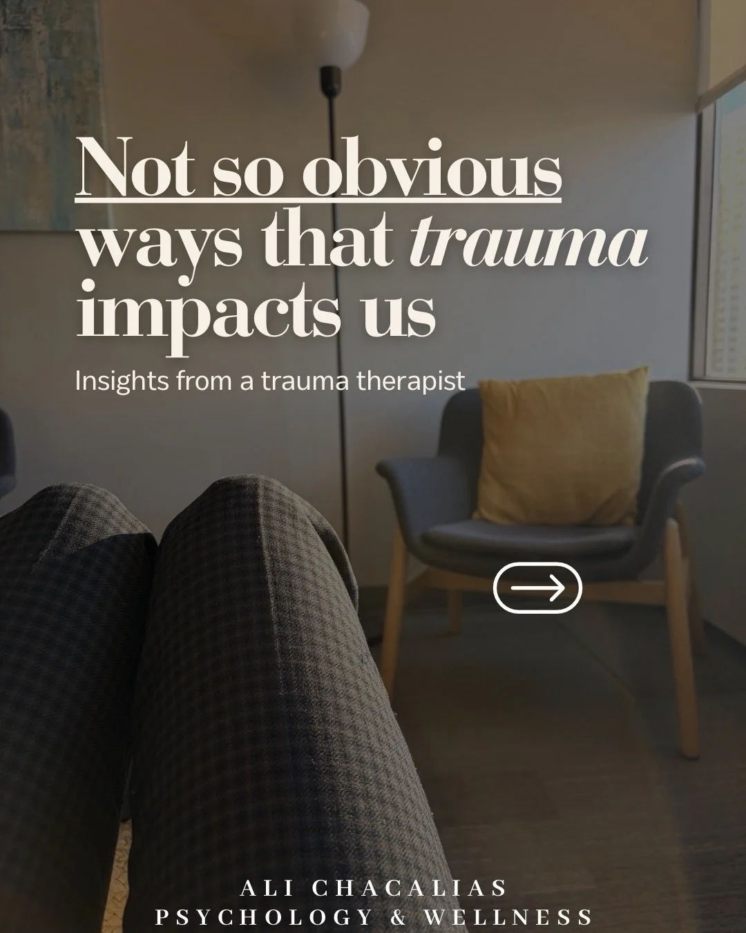 Sometimes trauma shows up under the surface. In our patterns, our behaviors, and our beliefs. What was once adaptive then does not always continue to be adaptive in the p r e s e n t🫶🏻healing is possible✨

Calgary trauma psychologist - anxiety, CPT