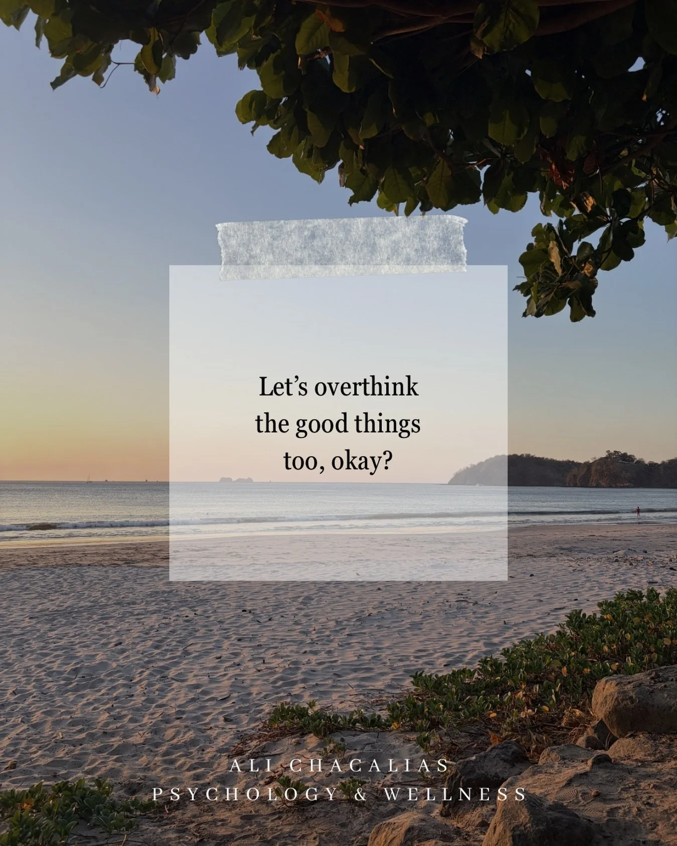 We spend so much time stuck in rumination of the bad, the cringy, the unknown, the uncertain&hellip;what if we gave that same energy to the good things too? The special moments. The hard thing we handled. The moment of connection and comfort. That fe