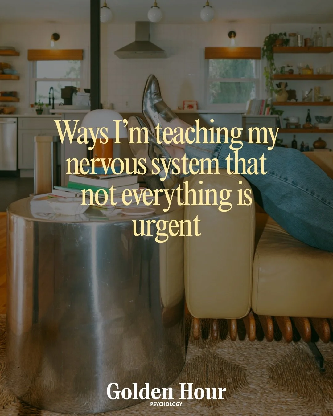 Urgency = dysregulation. Often our nervous system operates this way without us even realizing it. 

The good news is, learning to catch these moments of urgency and practice self-regulation is more than possible! Small repeated moments of slowly down