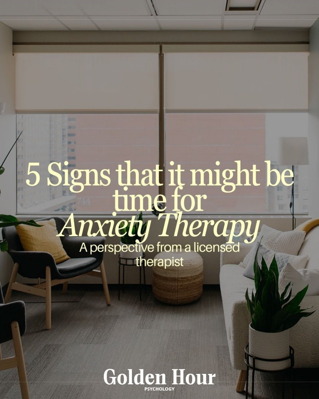 It&rsquo;s not about eliminating anxiety. It&rsquo;s about learning how to respond different to it. Practical approaches to help you understand the patterns that are keeping you stuck. 

Calgary psychologist | anxiety | ocd therapy | Calgary therapy 